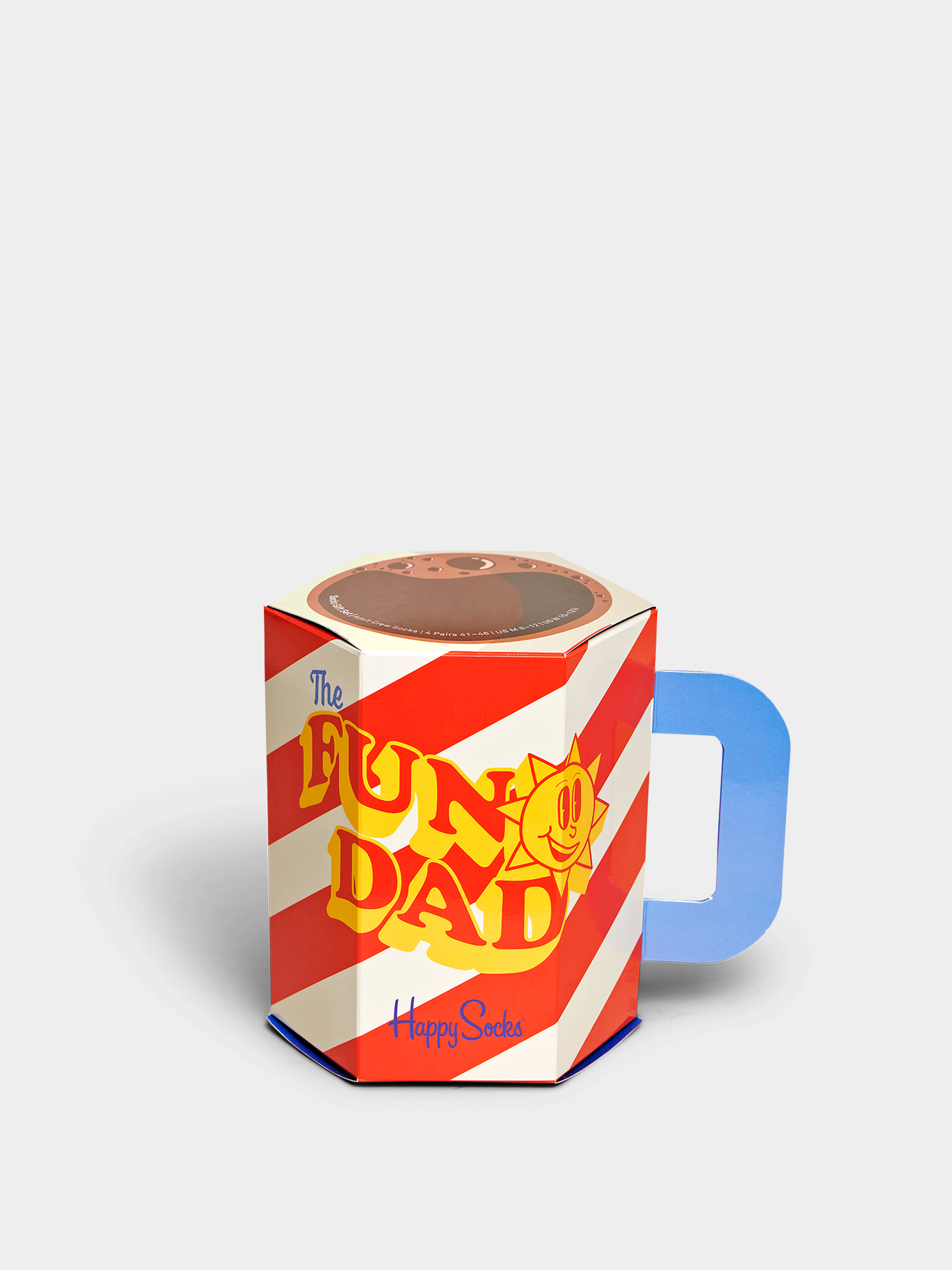 Happy Socks 3 Pack Father Of The Year Gift Set Zokni (orange)