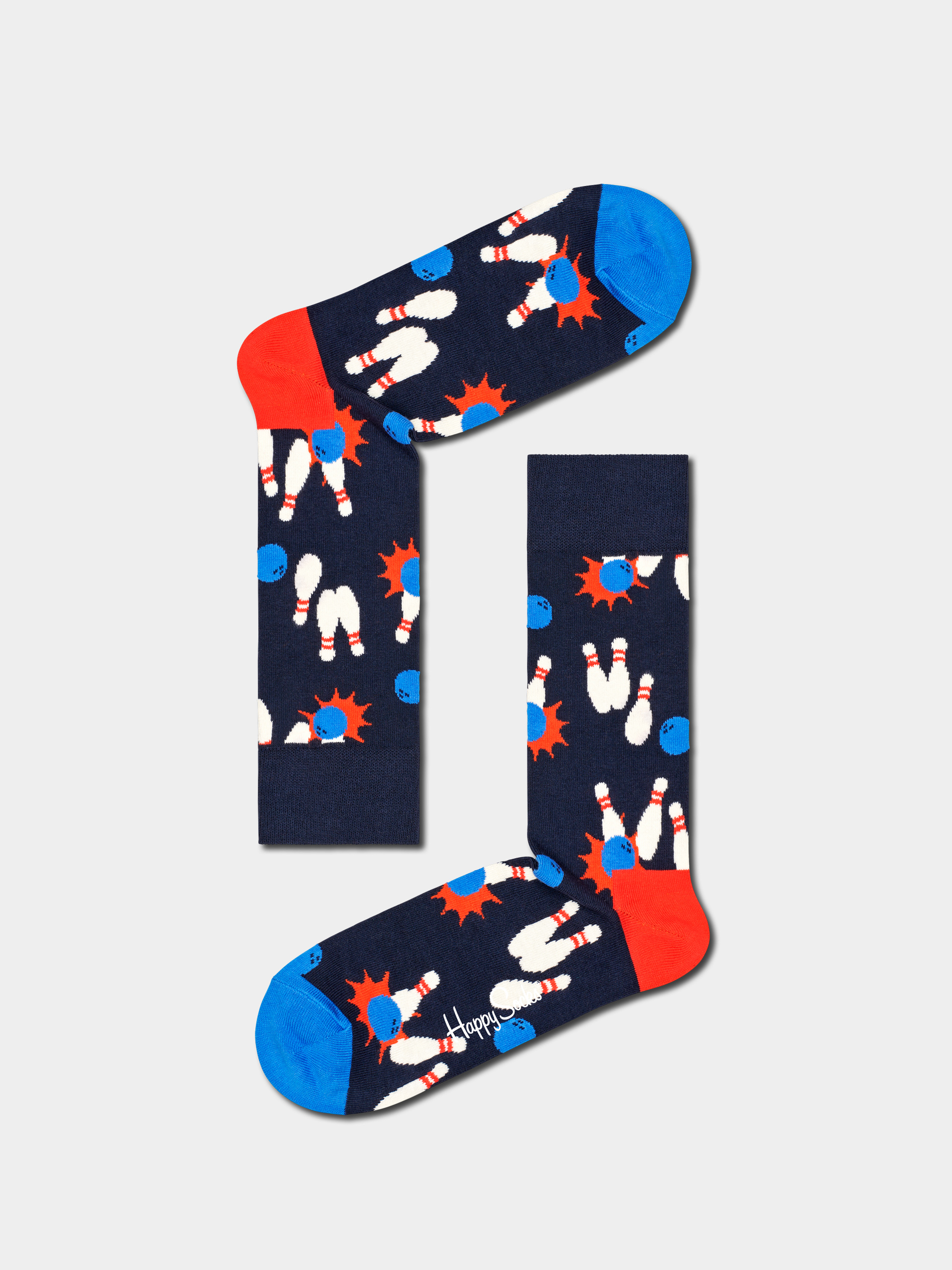 Happy Socks 4 Pack Go Bowling Gift Set Zokni (light pink)