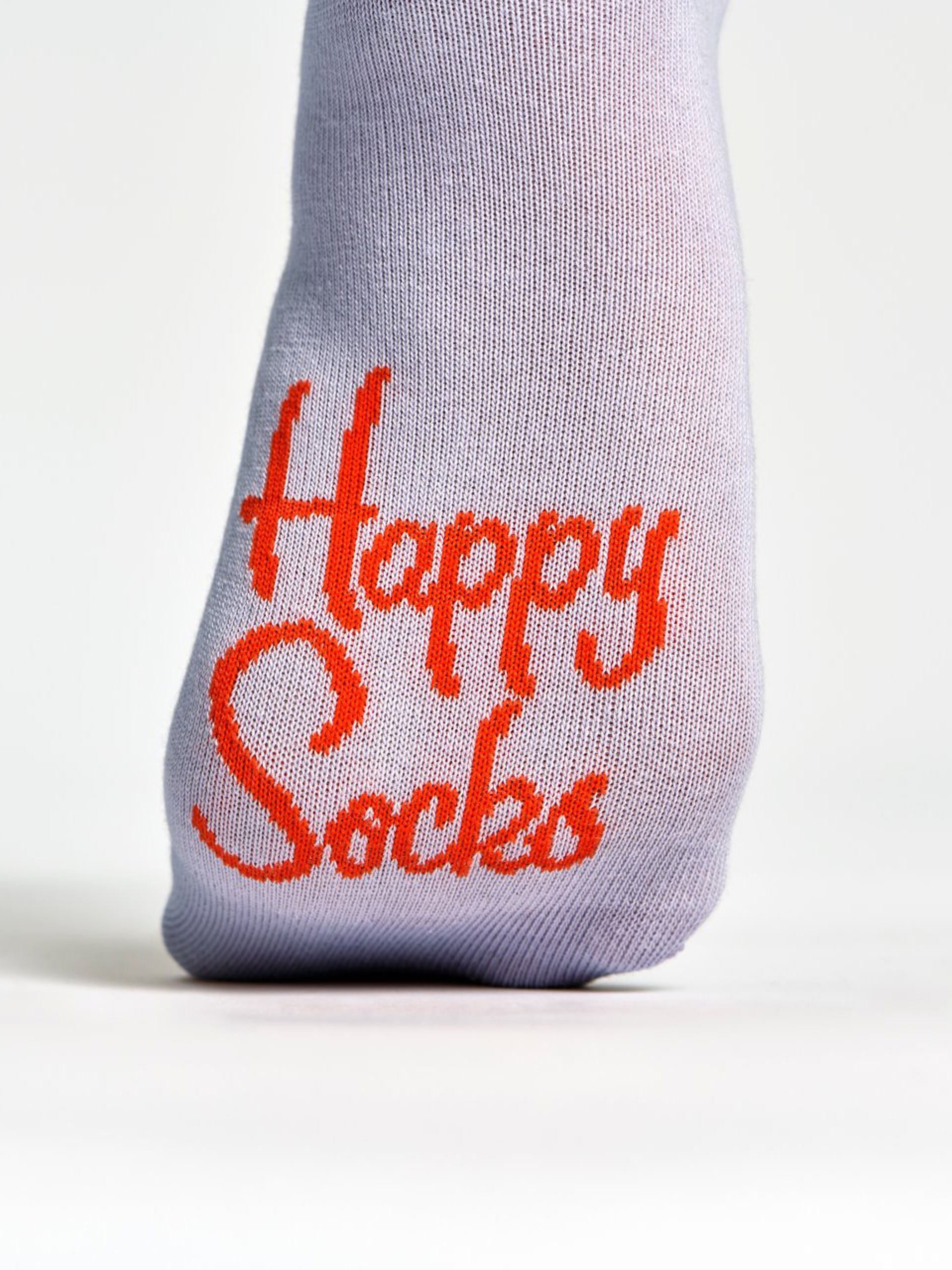 Happy Socks Solid Rib Zokni (light purple)