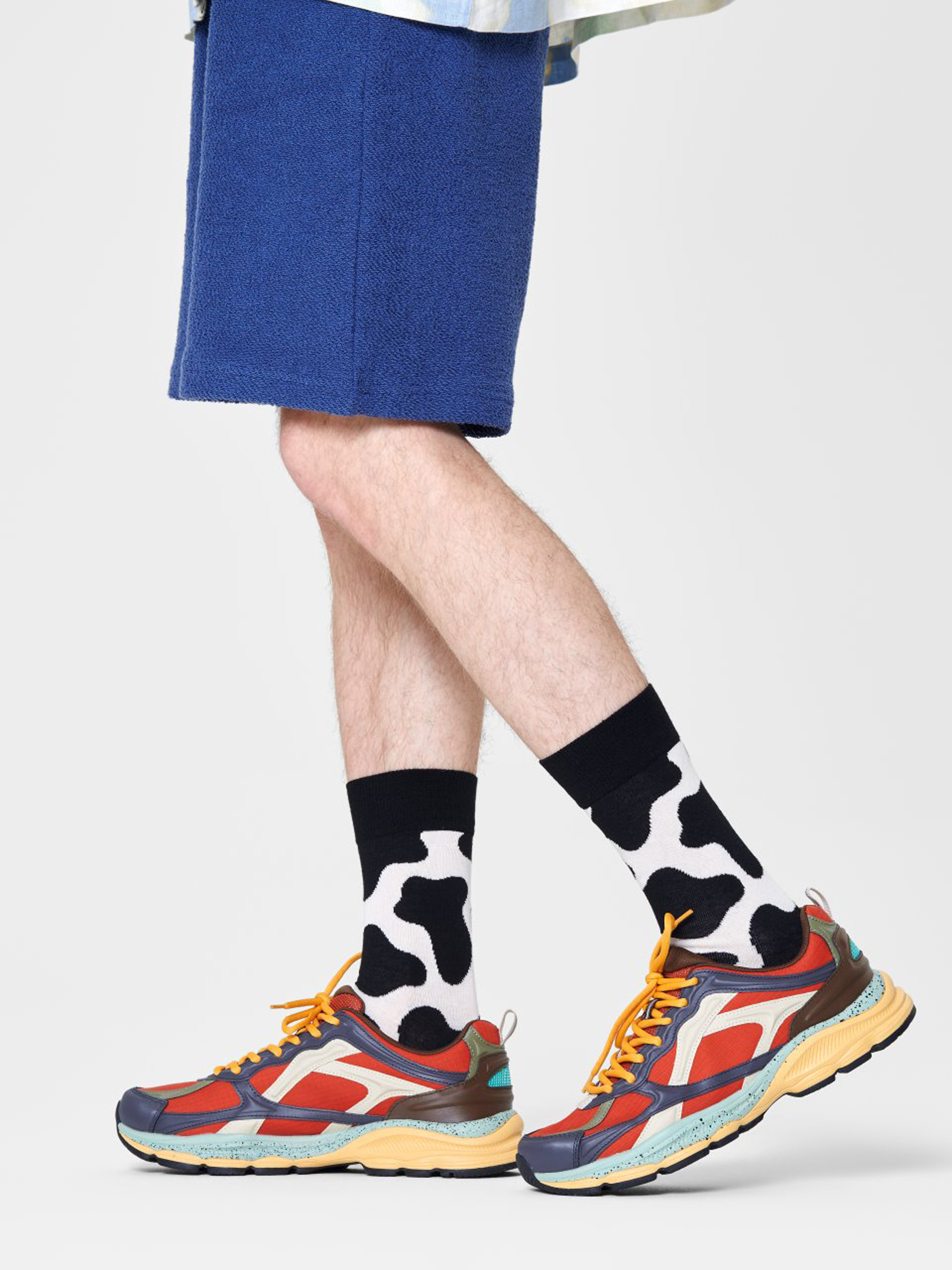 Happy Socks Cow Zokni (black)