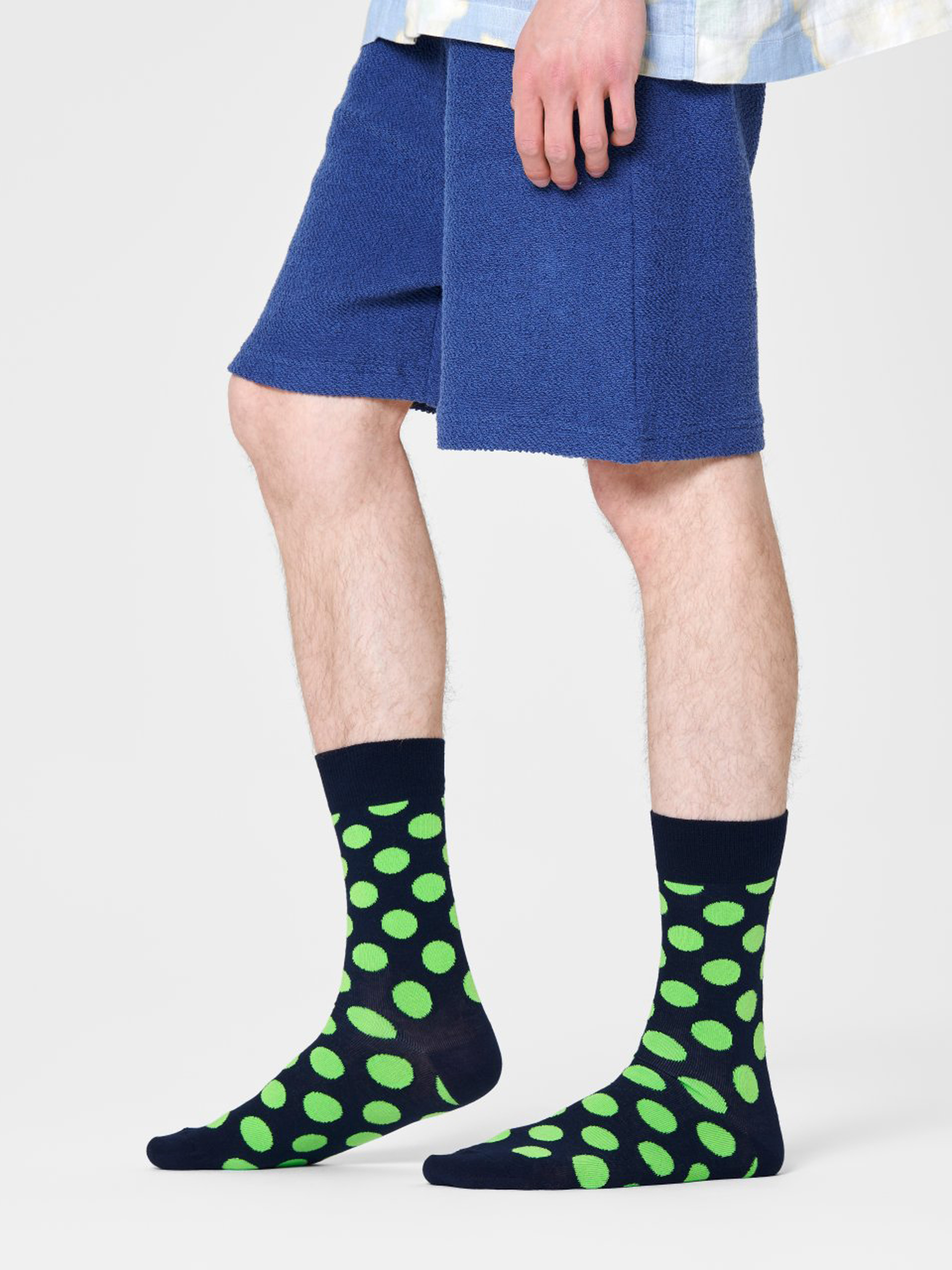 Happy Socks Big Dot Zokni (navy)