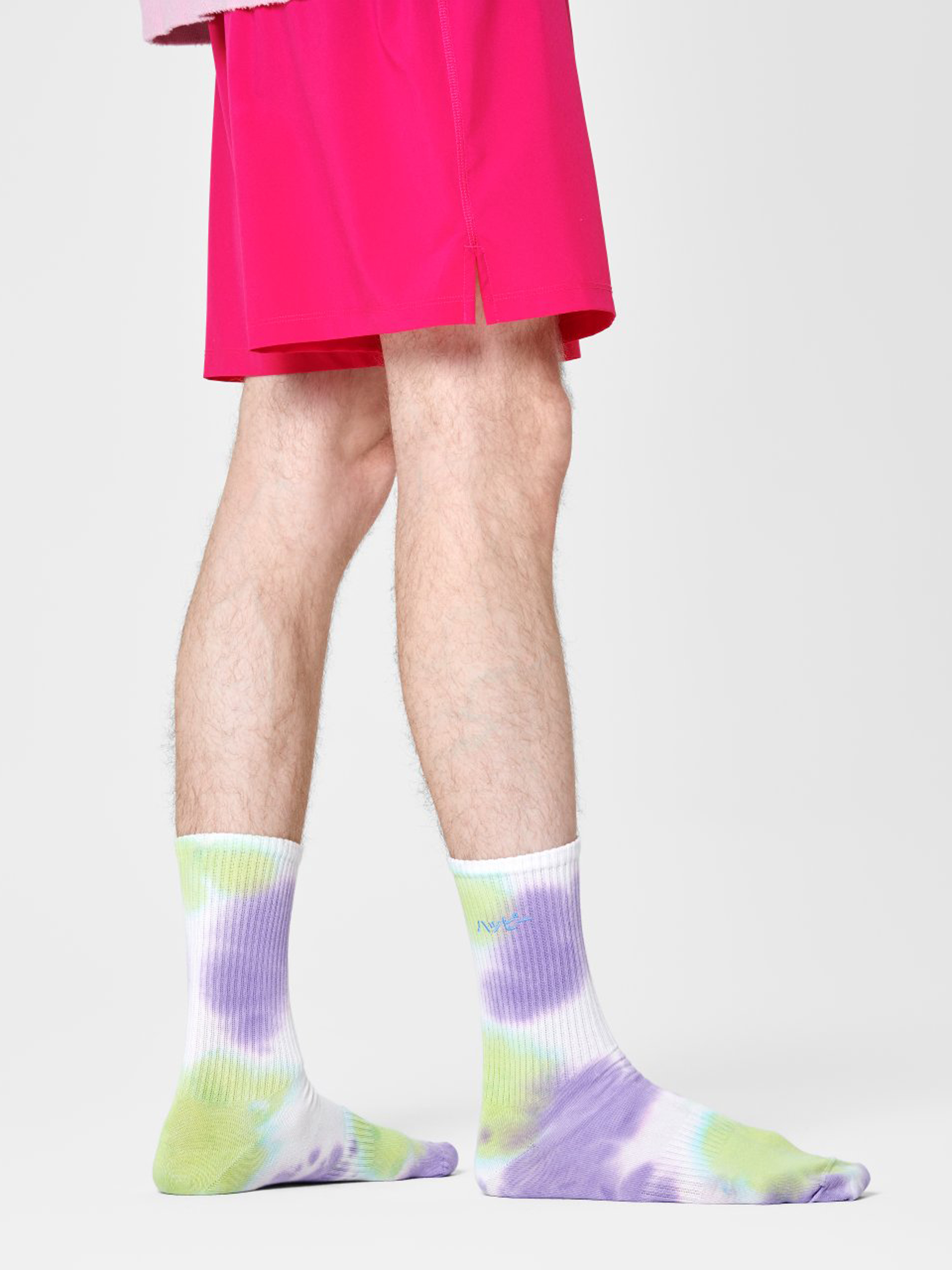 Happy Socks Est 2008 3/4 Crew Zokni (light purple)