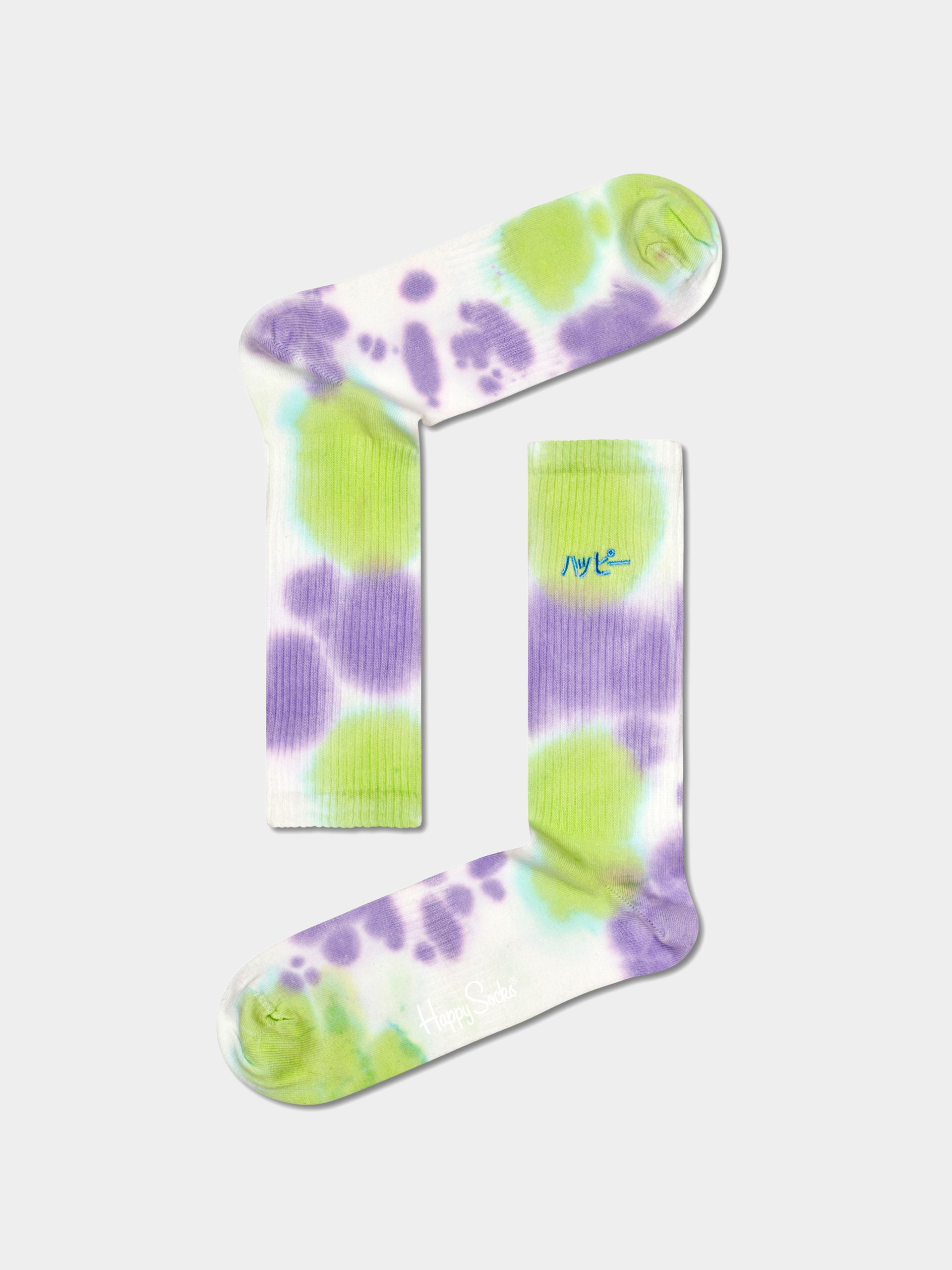 Happy Socks Est 2008 3/4 Crew Zokni (light purple)