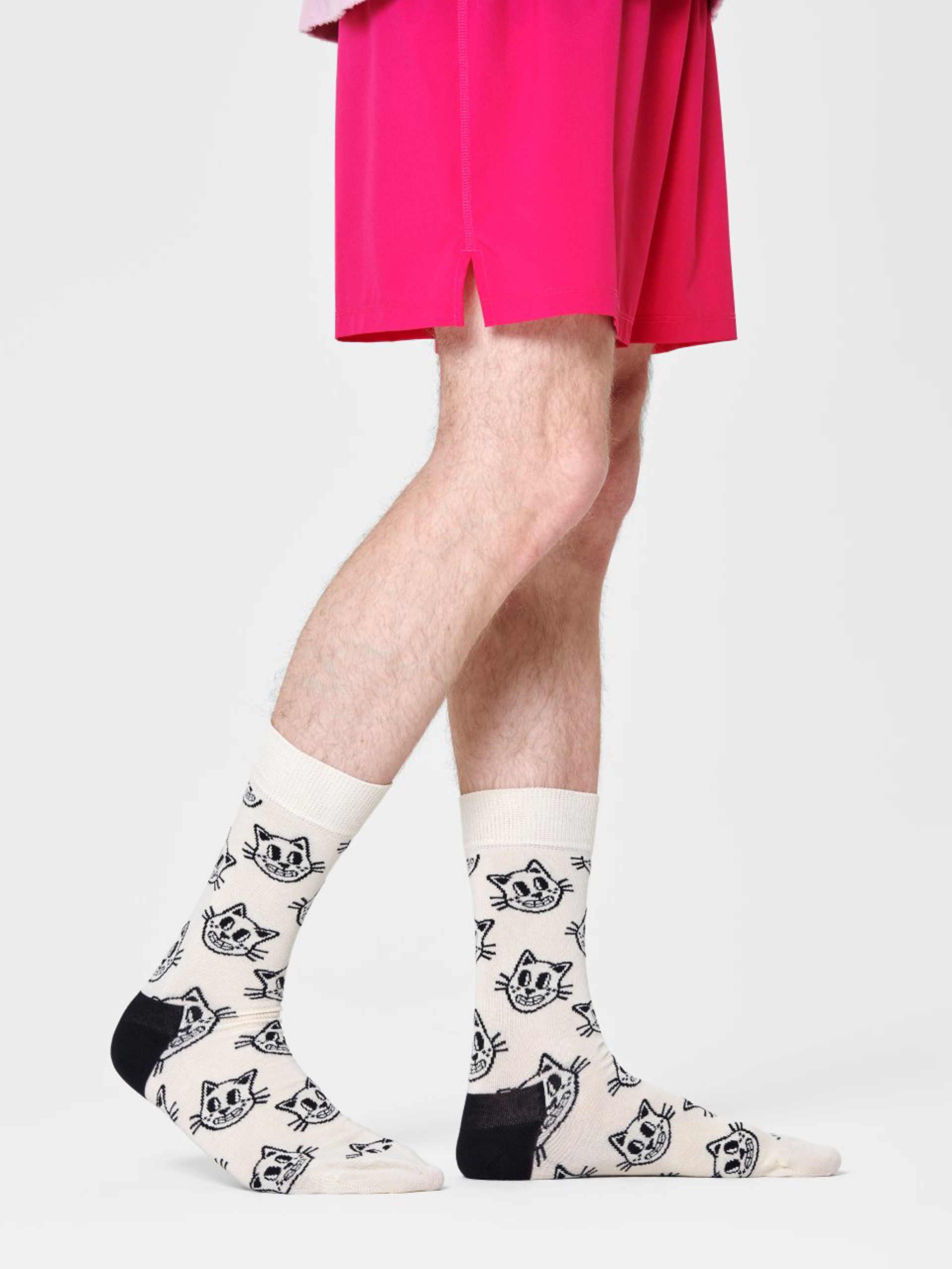 Happy Socks Cat Zokni (beige)