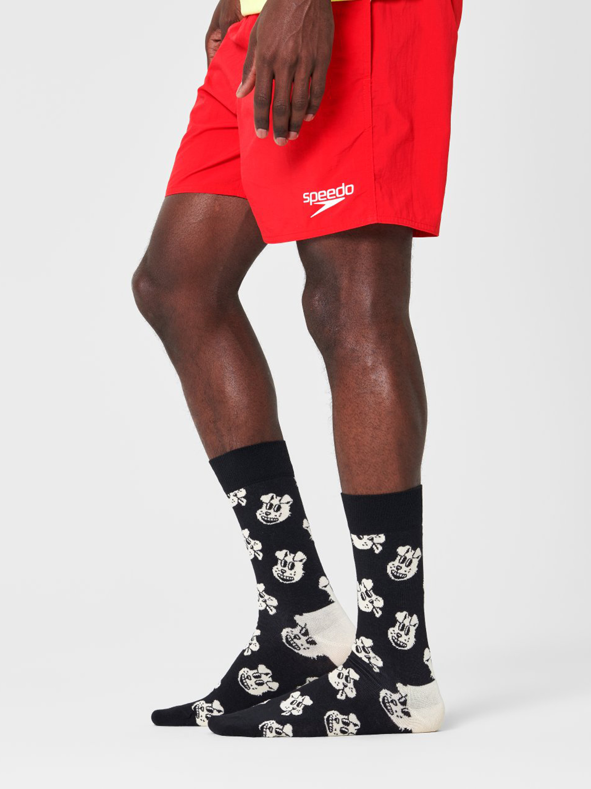 Happy Socks Doggo Zokni (black)