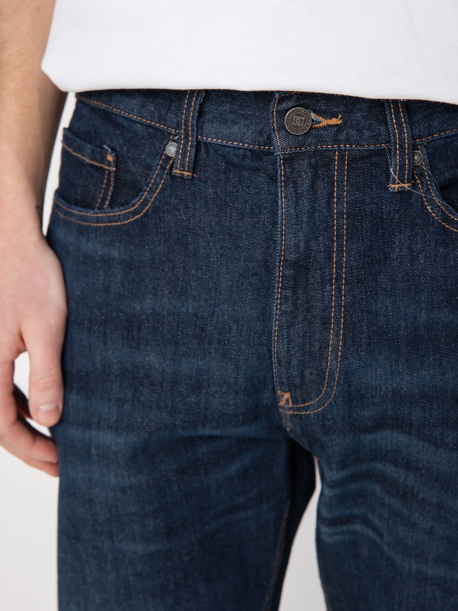 DC Worker Relaxed Kisnadrág (dark stone)