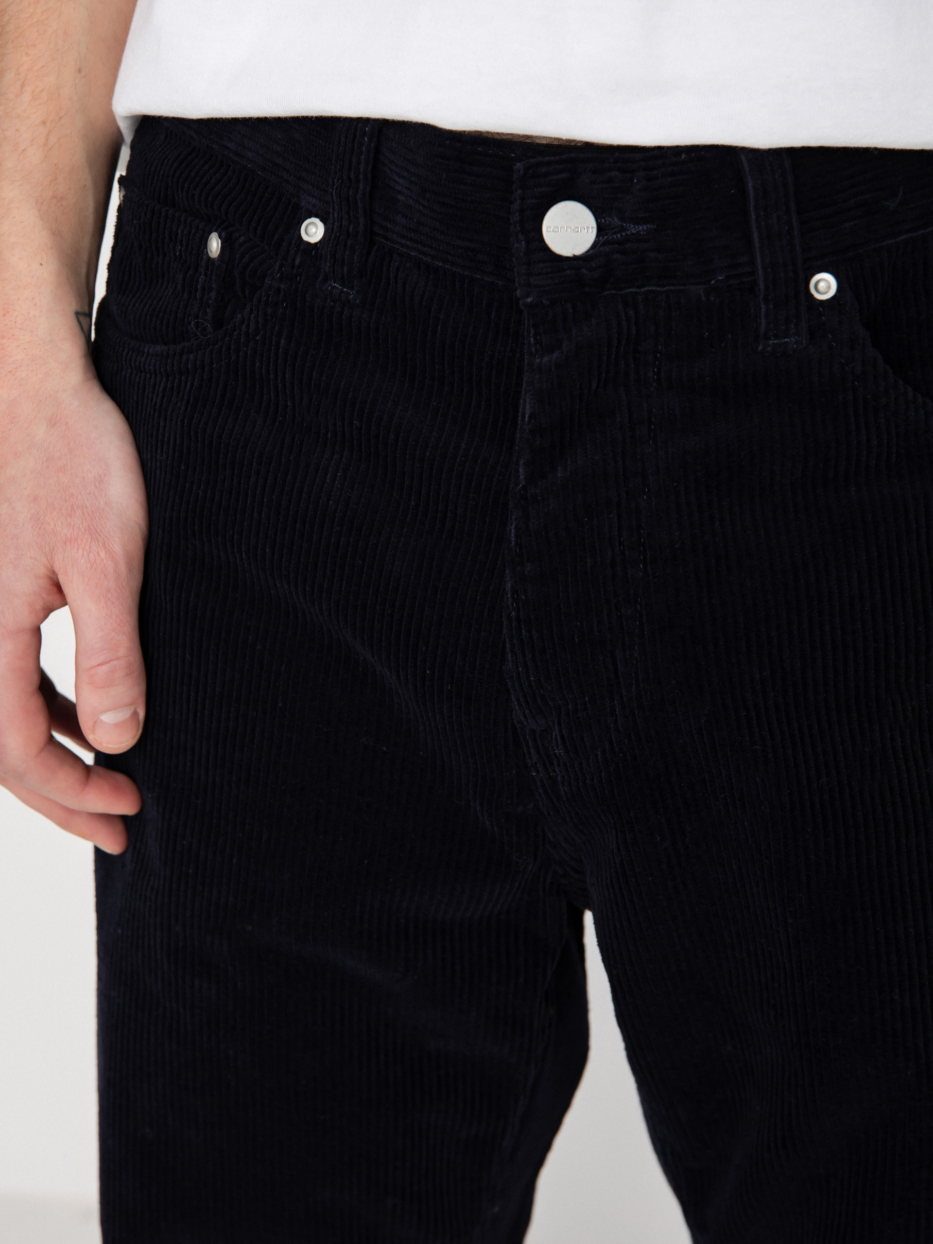 Carhartt WIP Newel Kisnadrág (dark navy)
