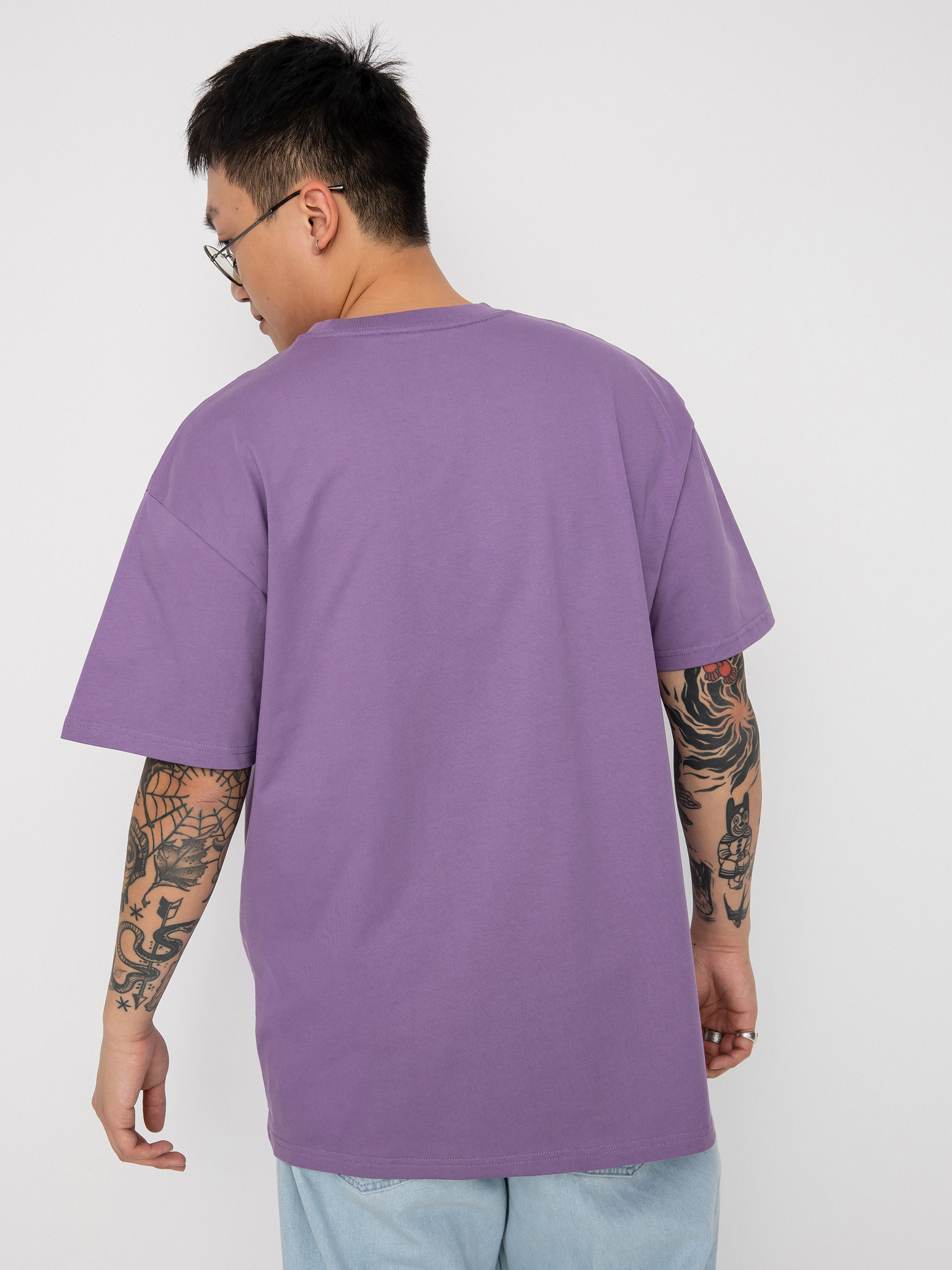 Carhartt WIP Chase póló (violanda/gold)