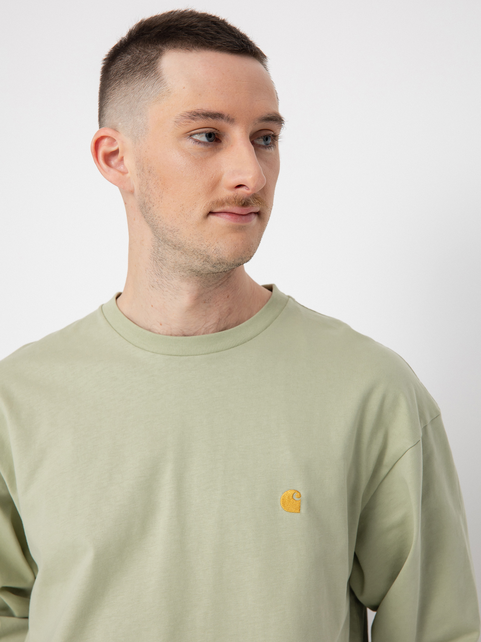 Carhartt WIP Chase Hosszú ujjú felső (agave/gold)