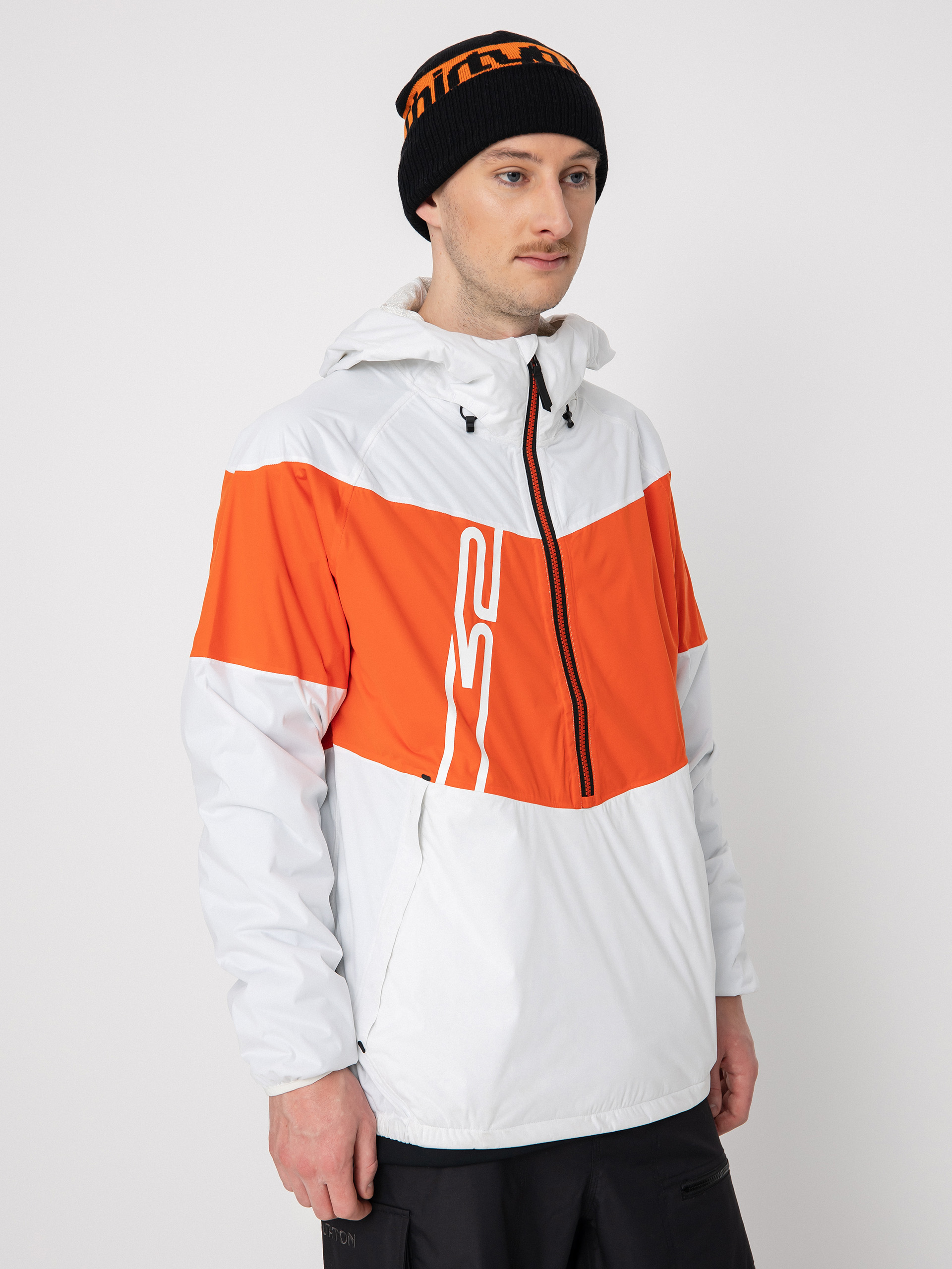 Férfi ThirtyTwo 4Ts Vapor Pullover Snowboard dzseki (white)