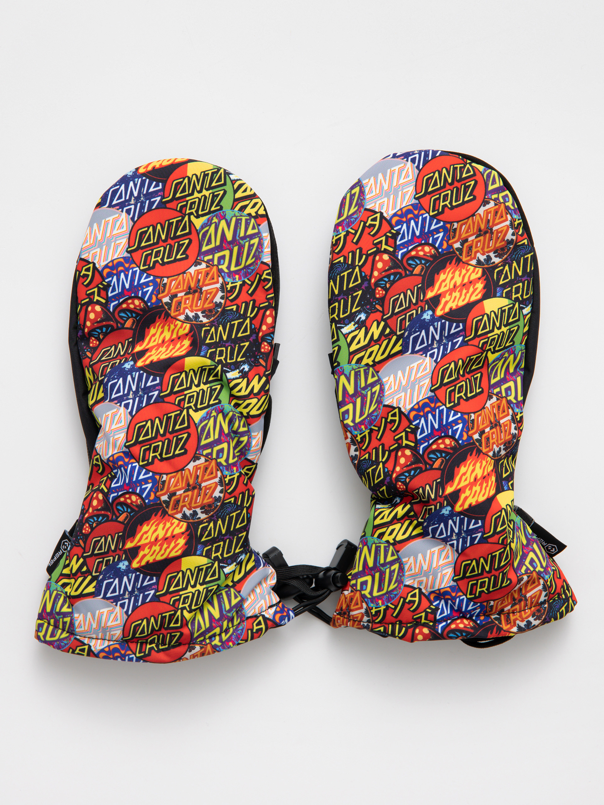 ThirtyTwo Santa Cruz Mitt Kesztyű (black/red)