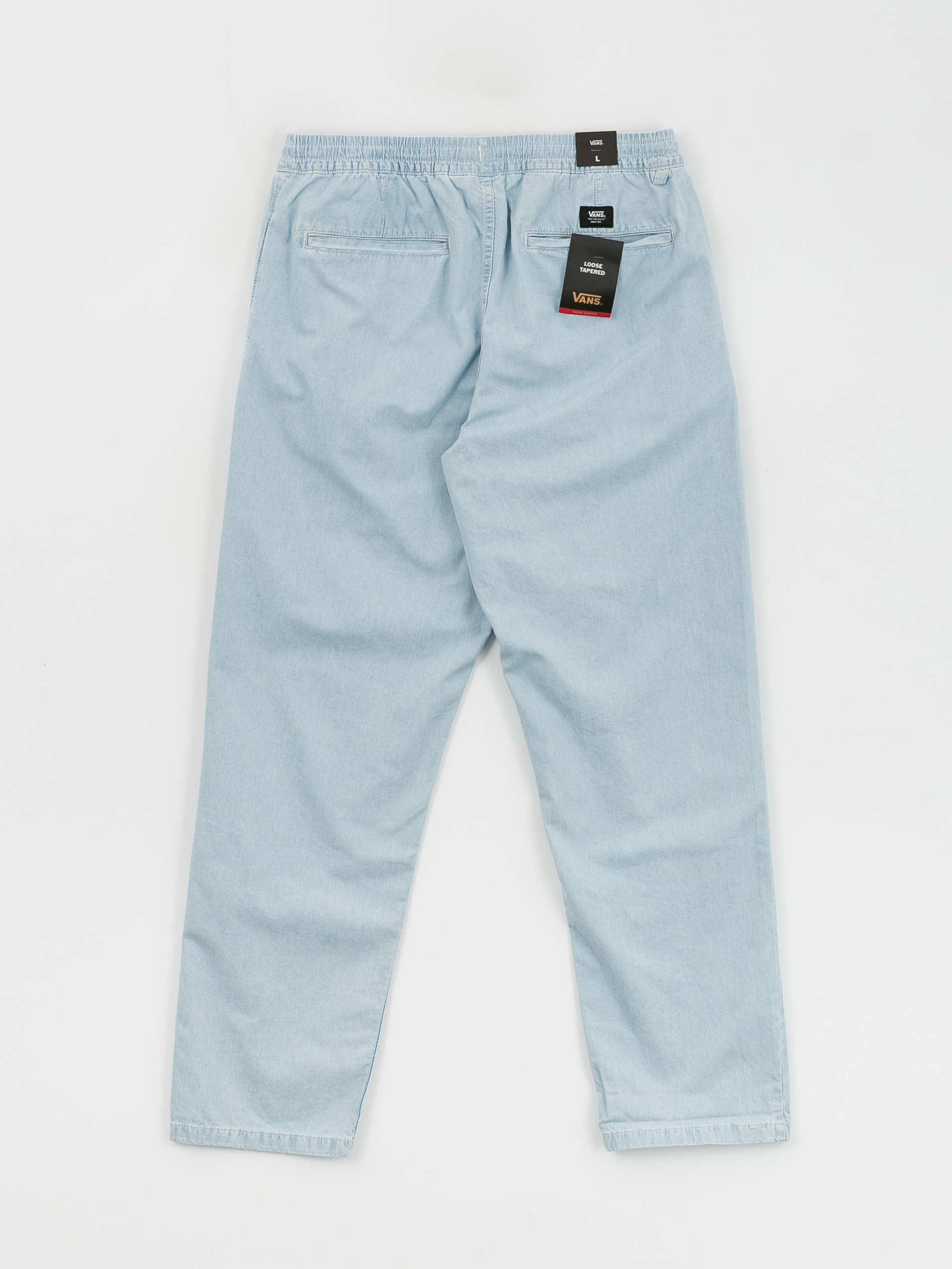 Vans Range Denim Louniwe Tapered Elastic Kisnadrág (light stonewash)