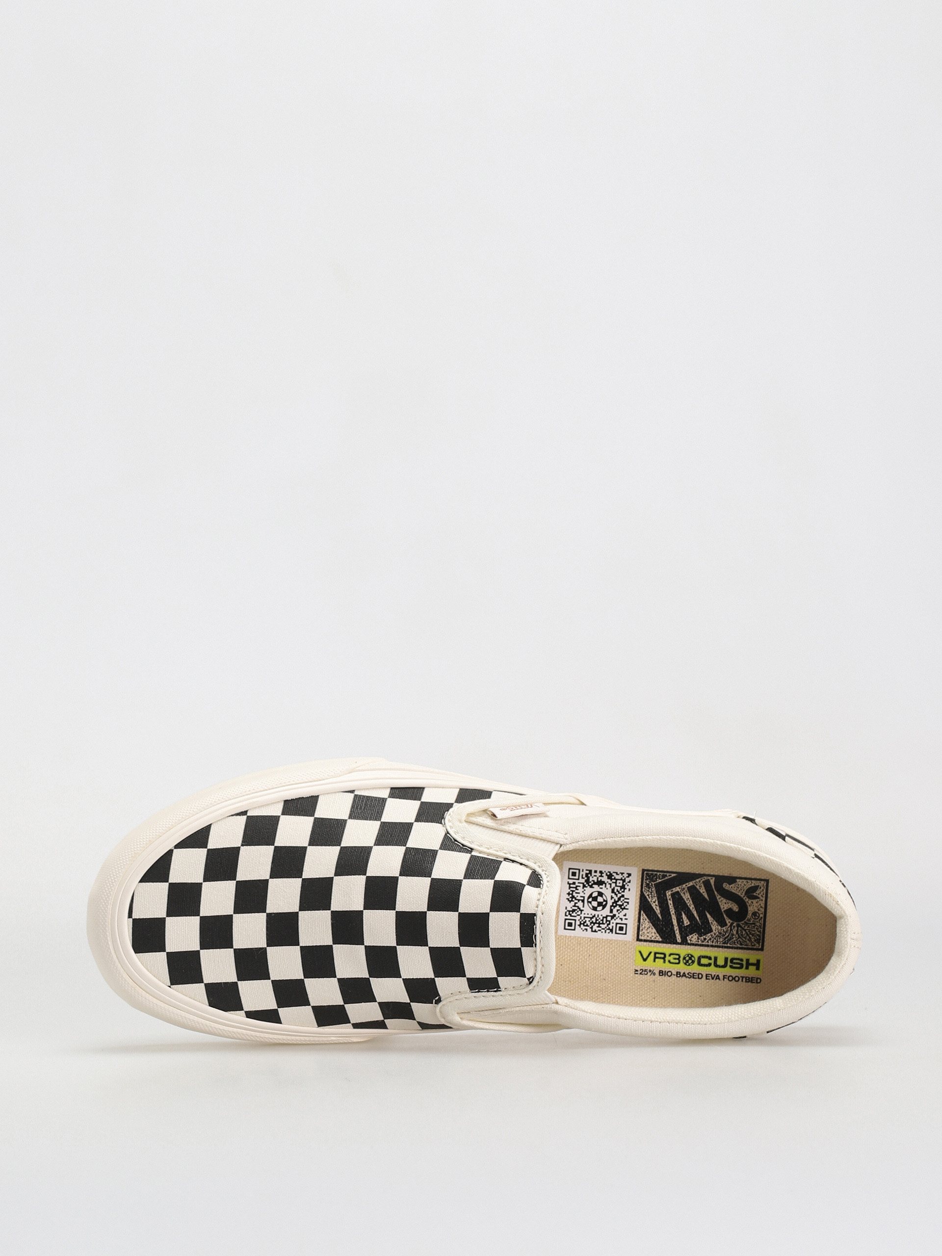 Vans Slip On VR3 Cipők (checkerboard black/marshmallow)