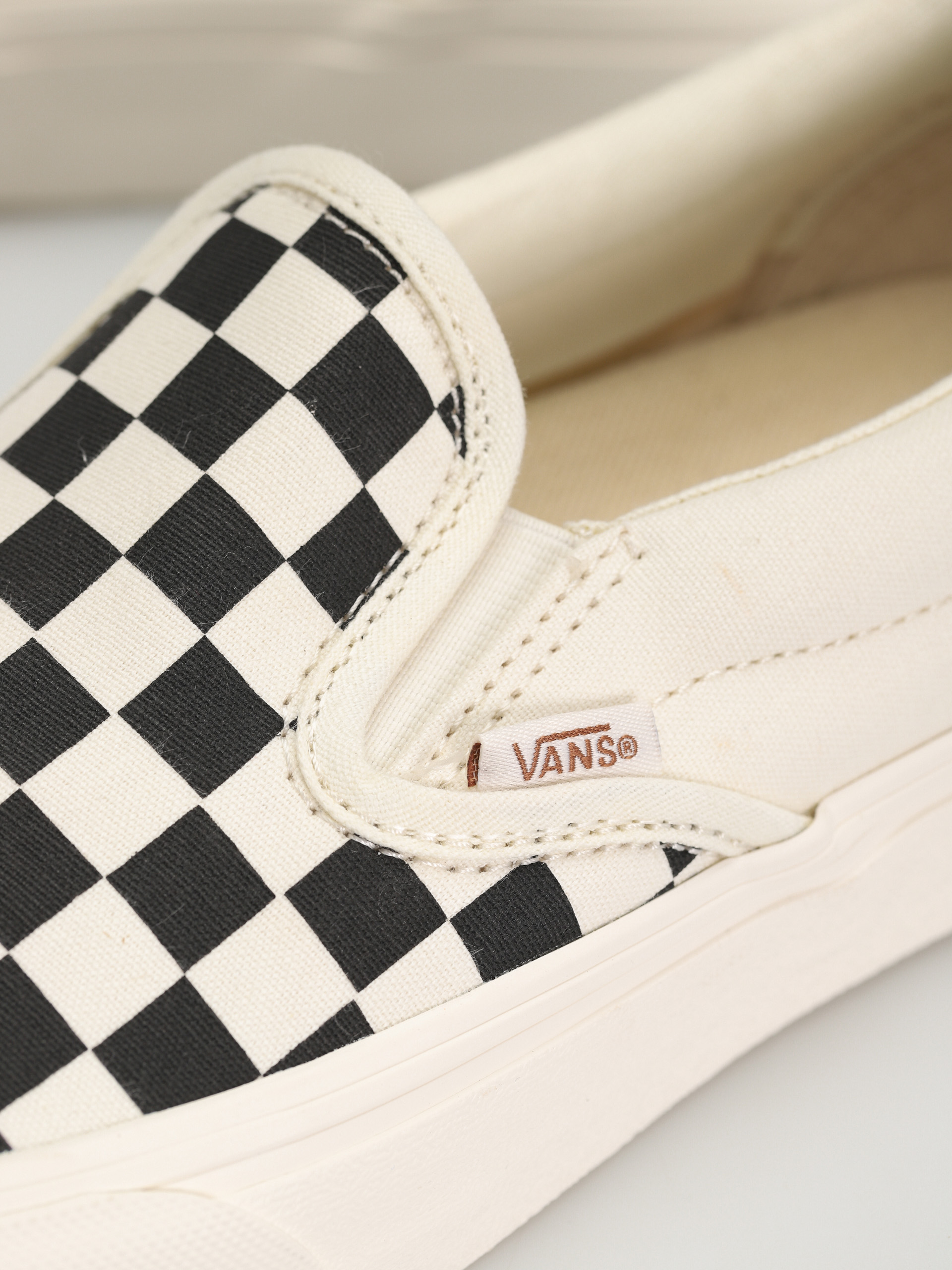 Vans Slip On VR3 Cipők (checkerboard black/marshmallow)