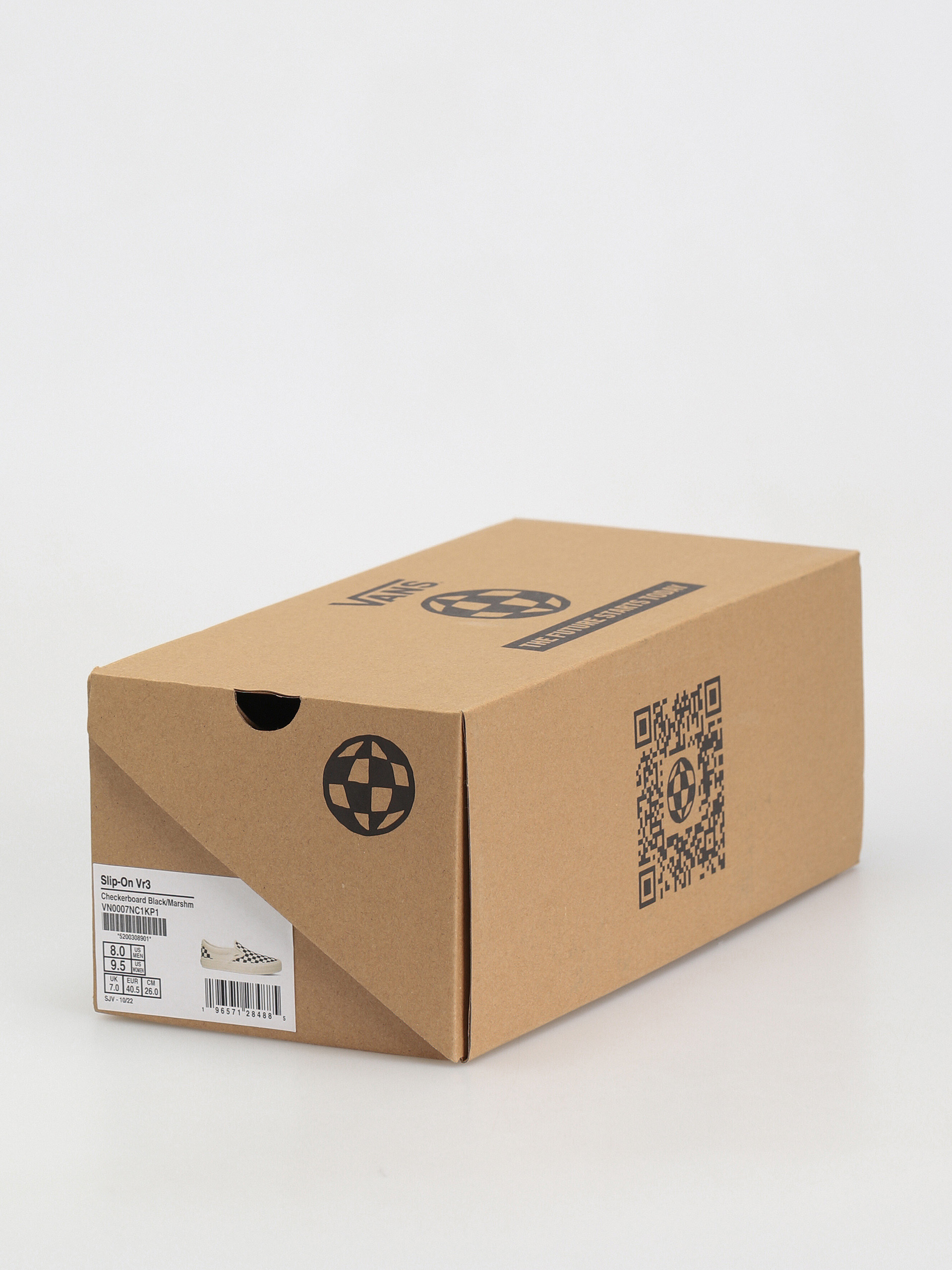 Vans Slip On VR3 Cipők (checkerboard black/marshmallow)