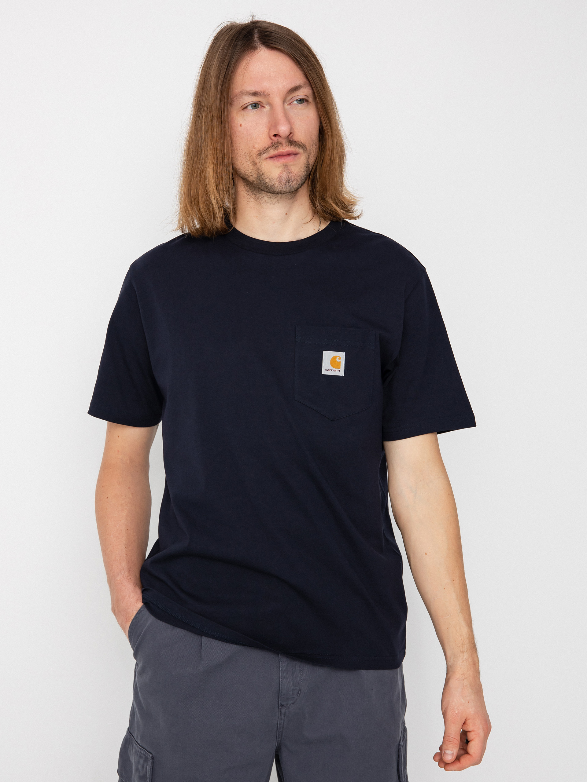Carhartt WIP Pocket Póló (dark navy)