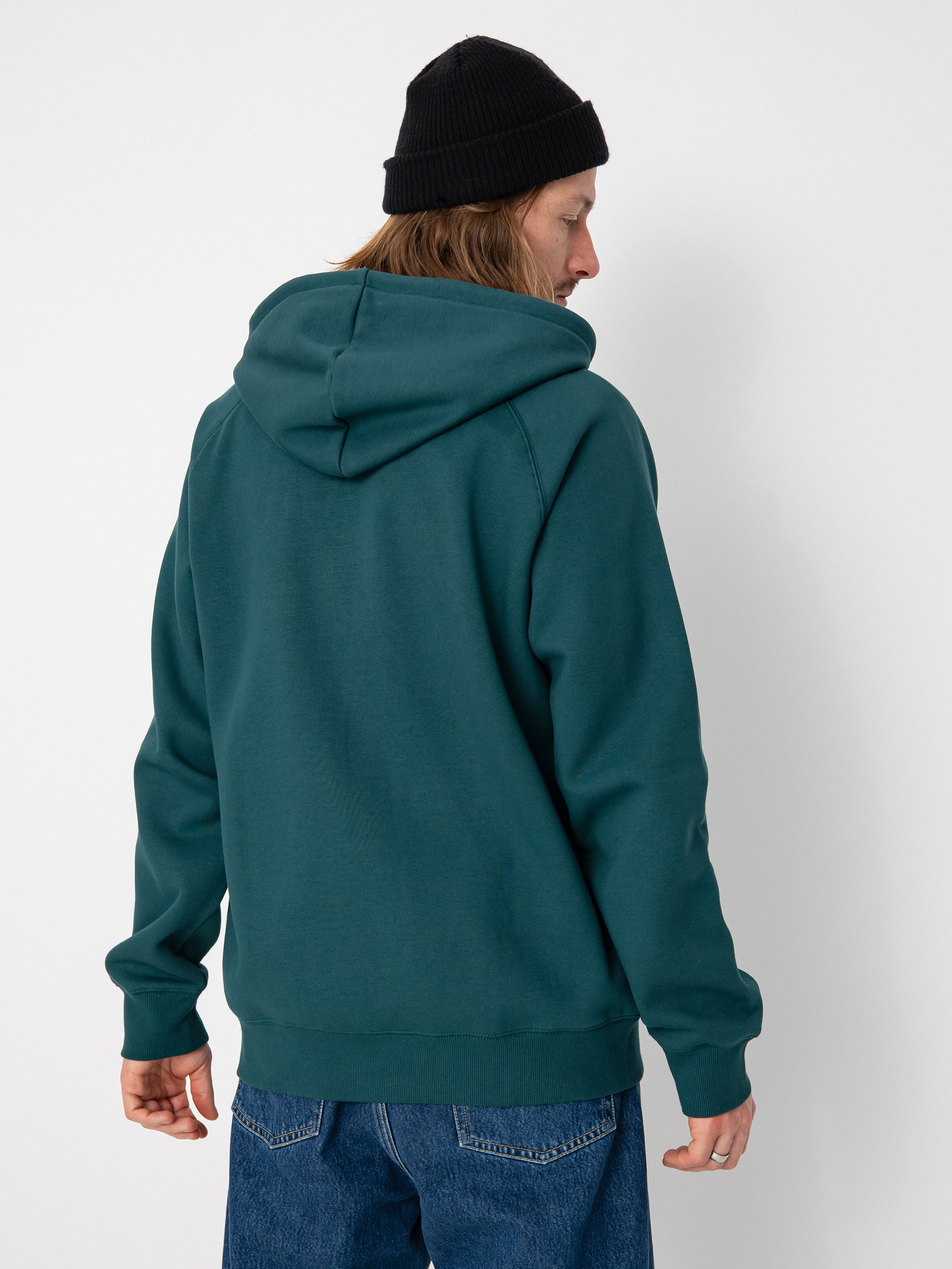 Carhartt WIP Chase ZHD Kapucnis pulóver (botanic/gold)