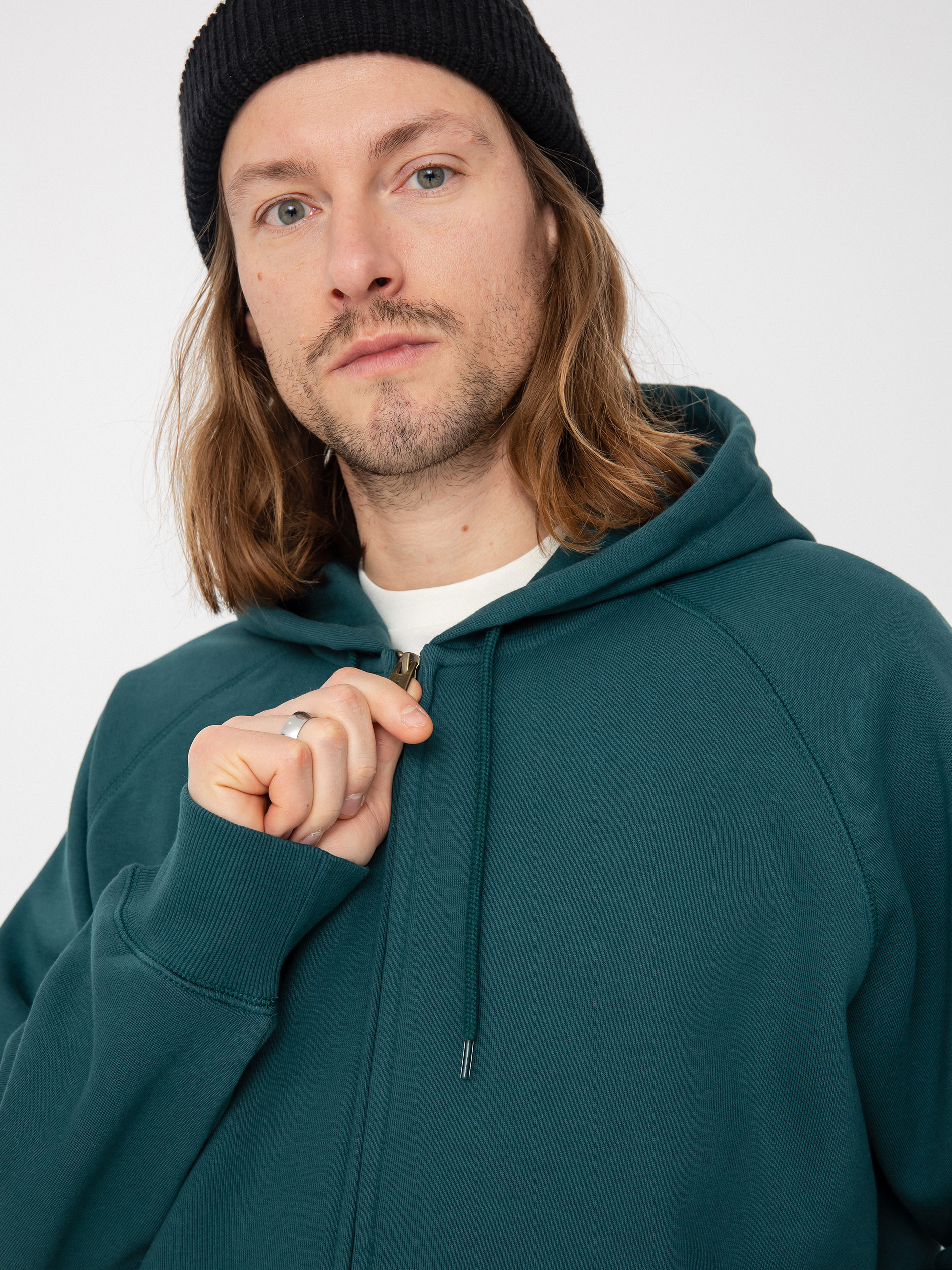 Carhartt WIP Chase ZHD Kapucnis pulóver (botanic/gold)