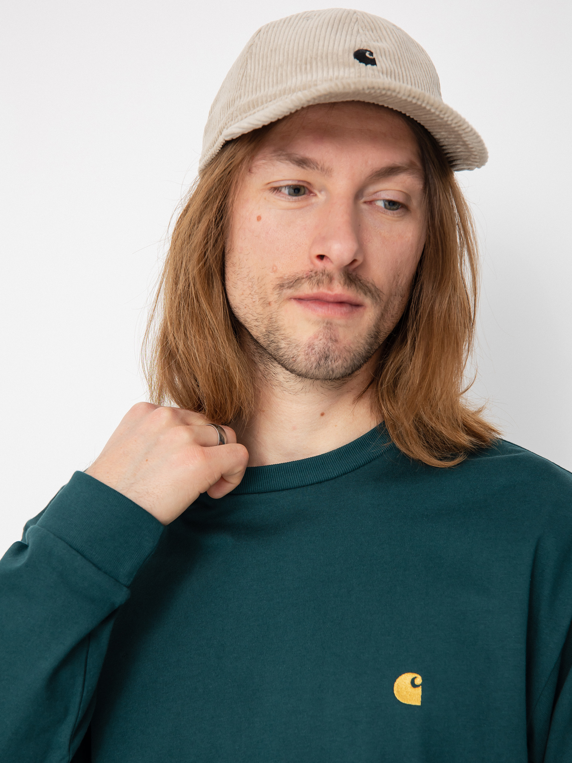 Carhartt WIP Chase Hosszú ujjú felső (botanic/gold)