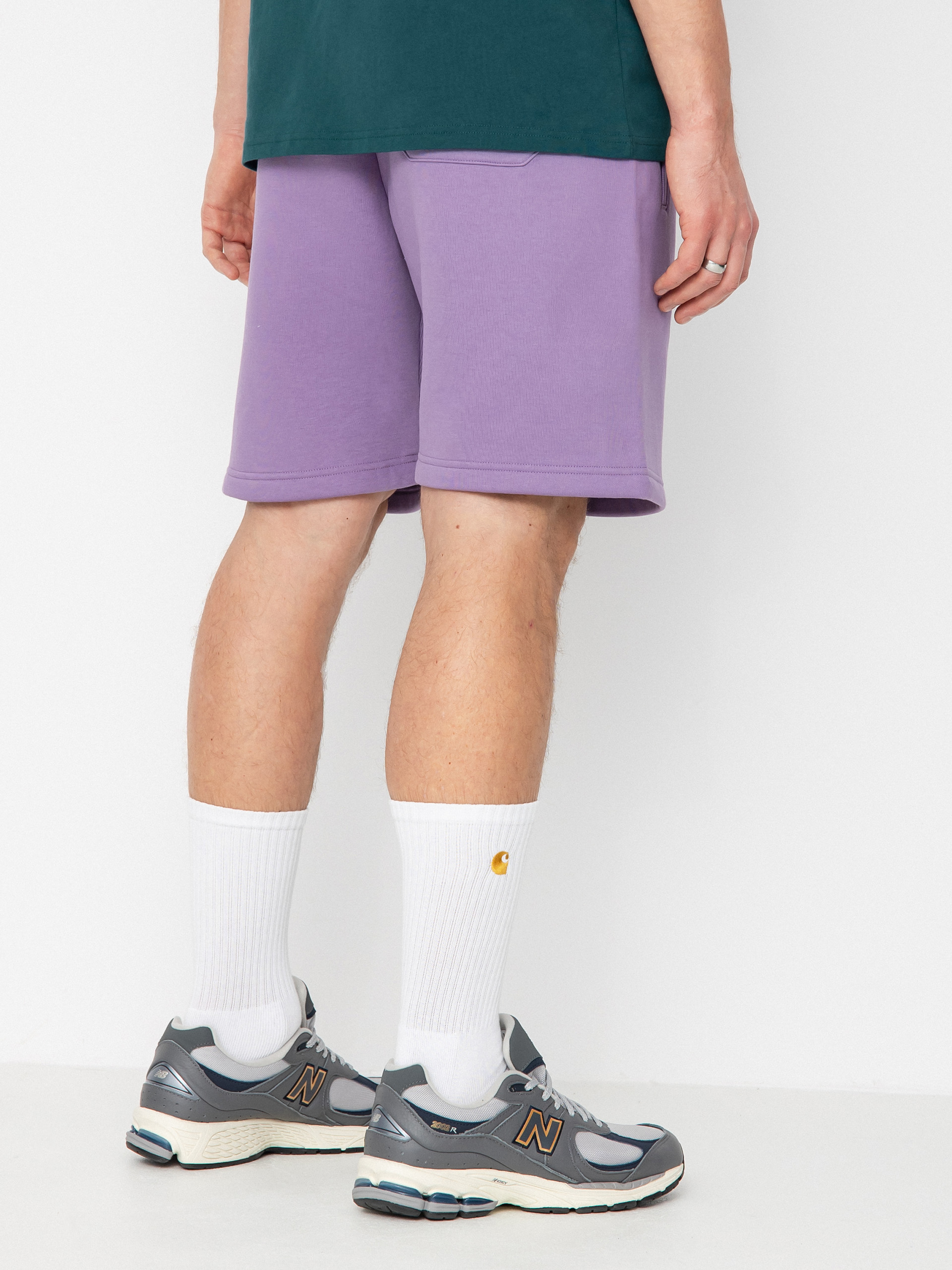Carhartt WIP Chase Rövidnadrág (violanda/gold)