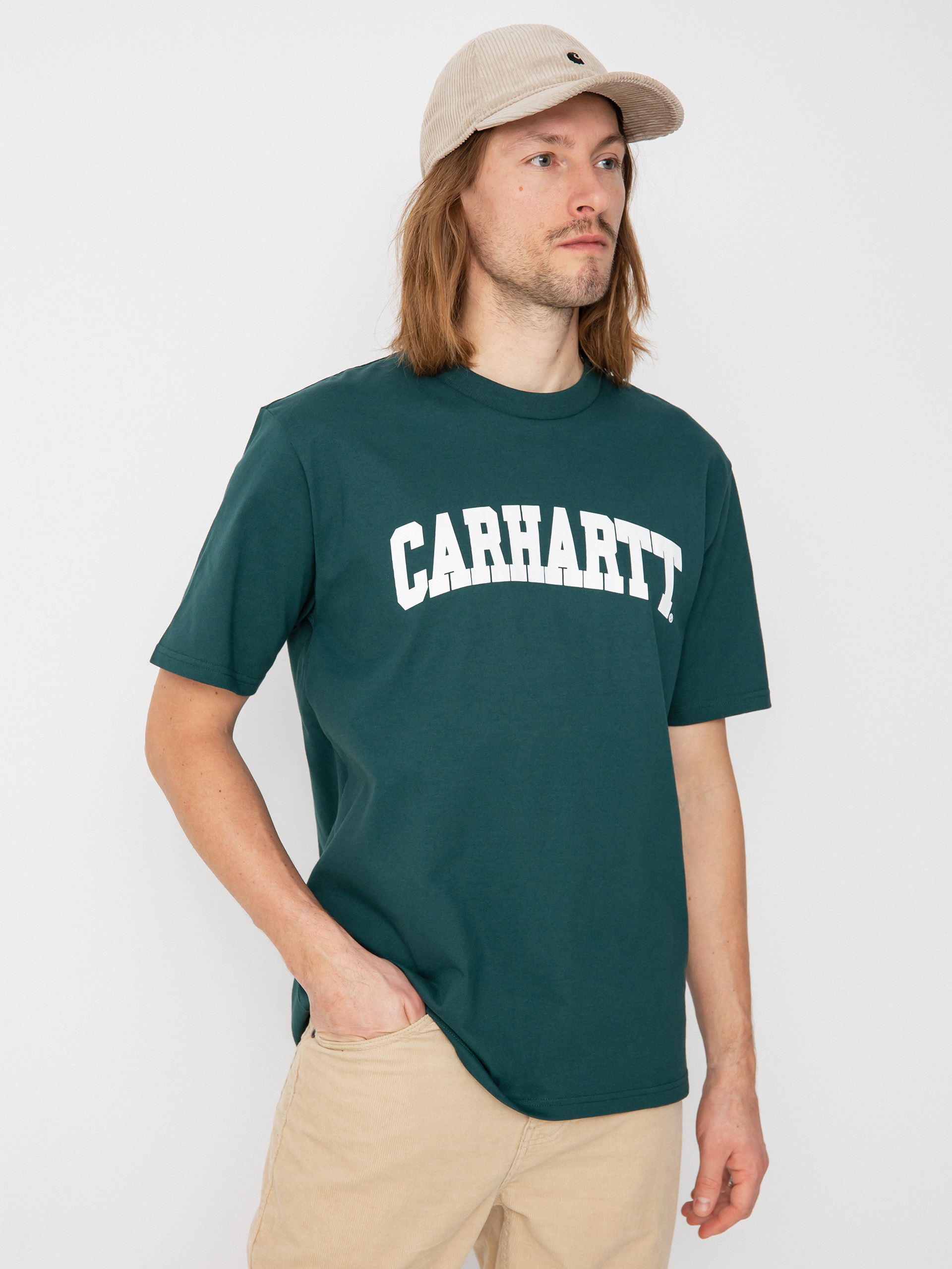 Carhartt WIP University póló (botanic/white)
