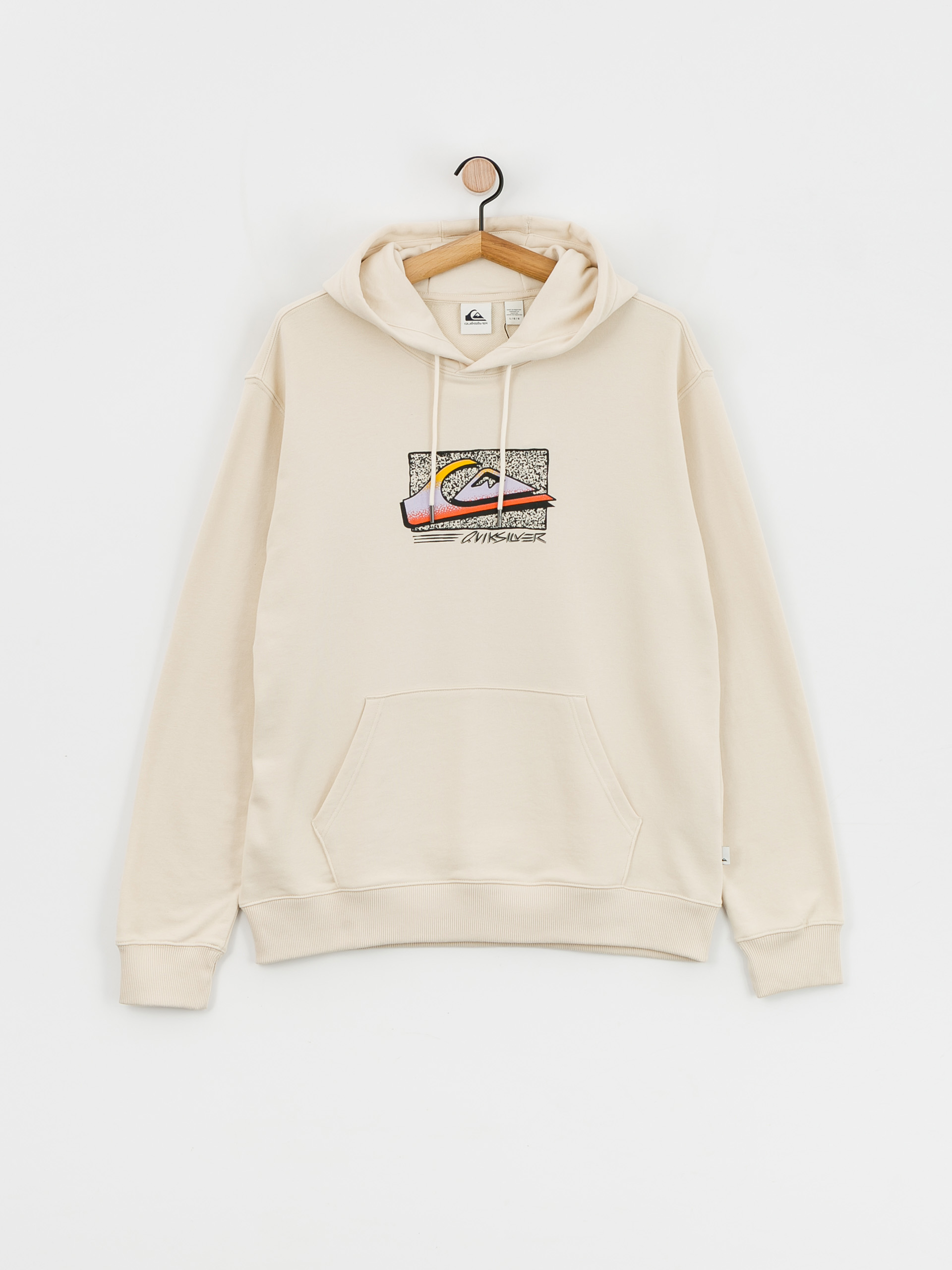 Quiksilver Retro Fade HD Kapucnis pulóver (birch)