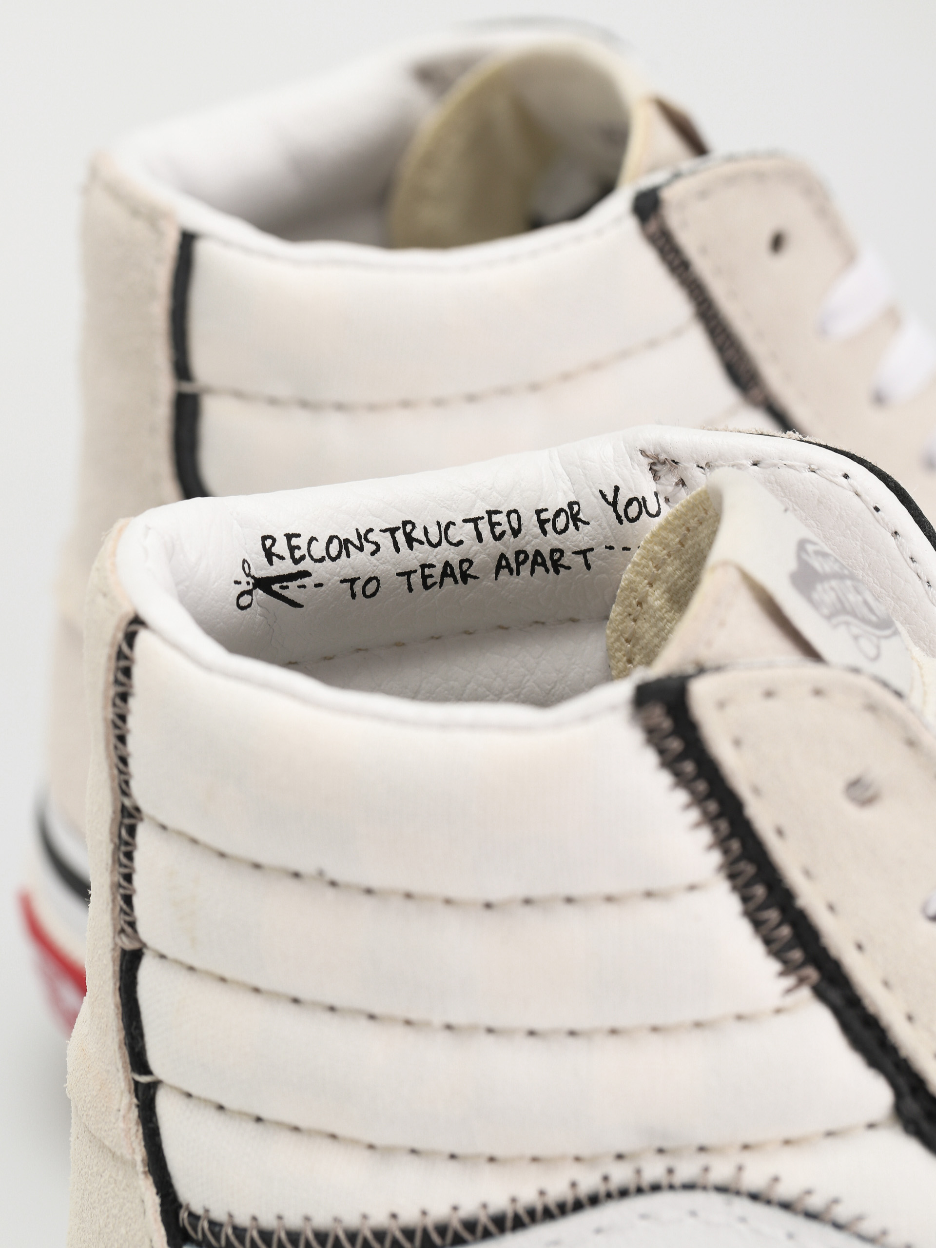 Vans Sk8 Hi Reconstruct Cipők (marshmallow/white)