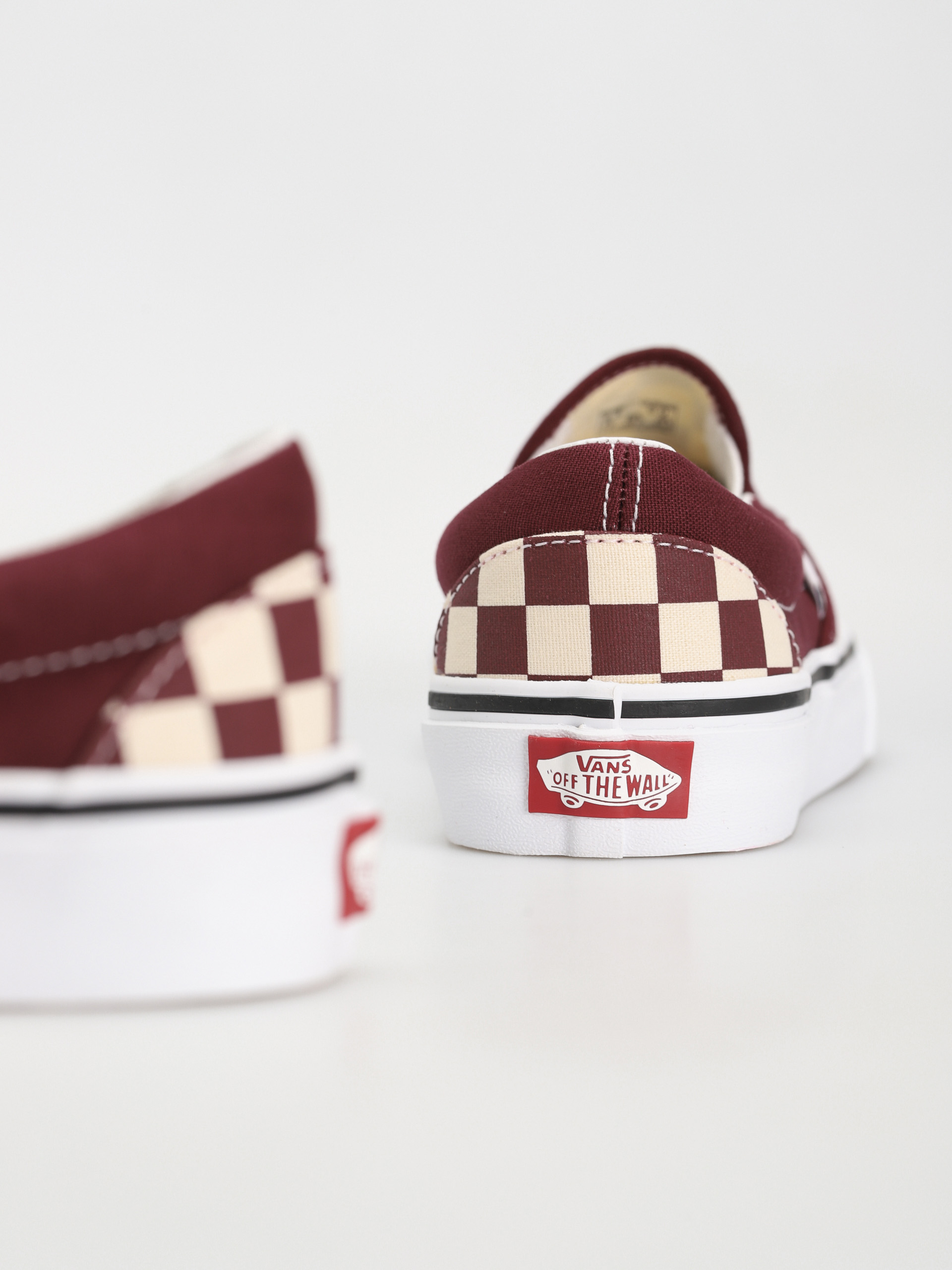 Vans Classic Slip On Cipők (checkerboard/port royale/true white)