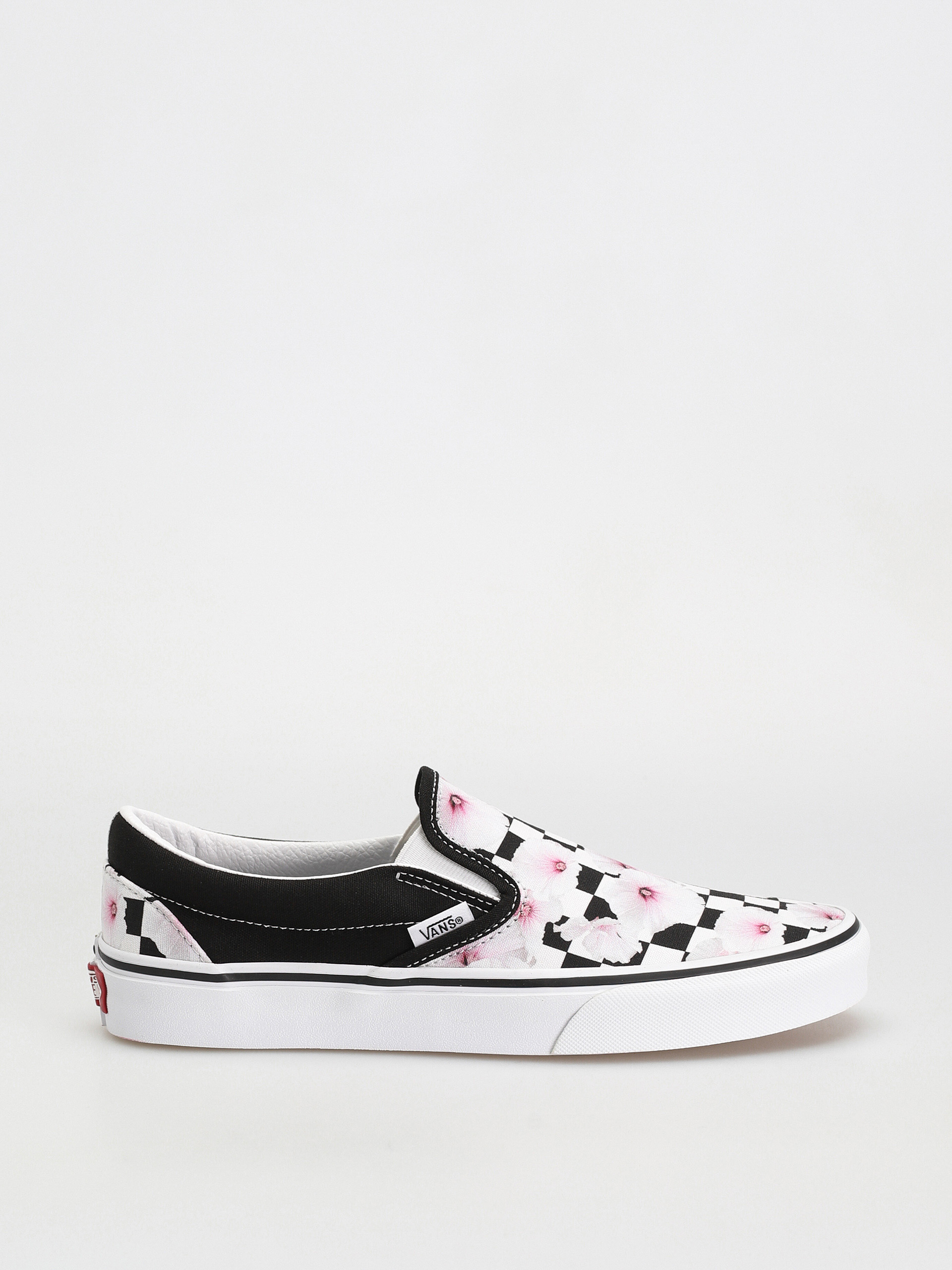 Vans Classic Slip On Cipők Wmn (hibiscus checkerboard black)