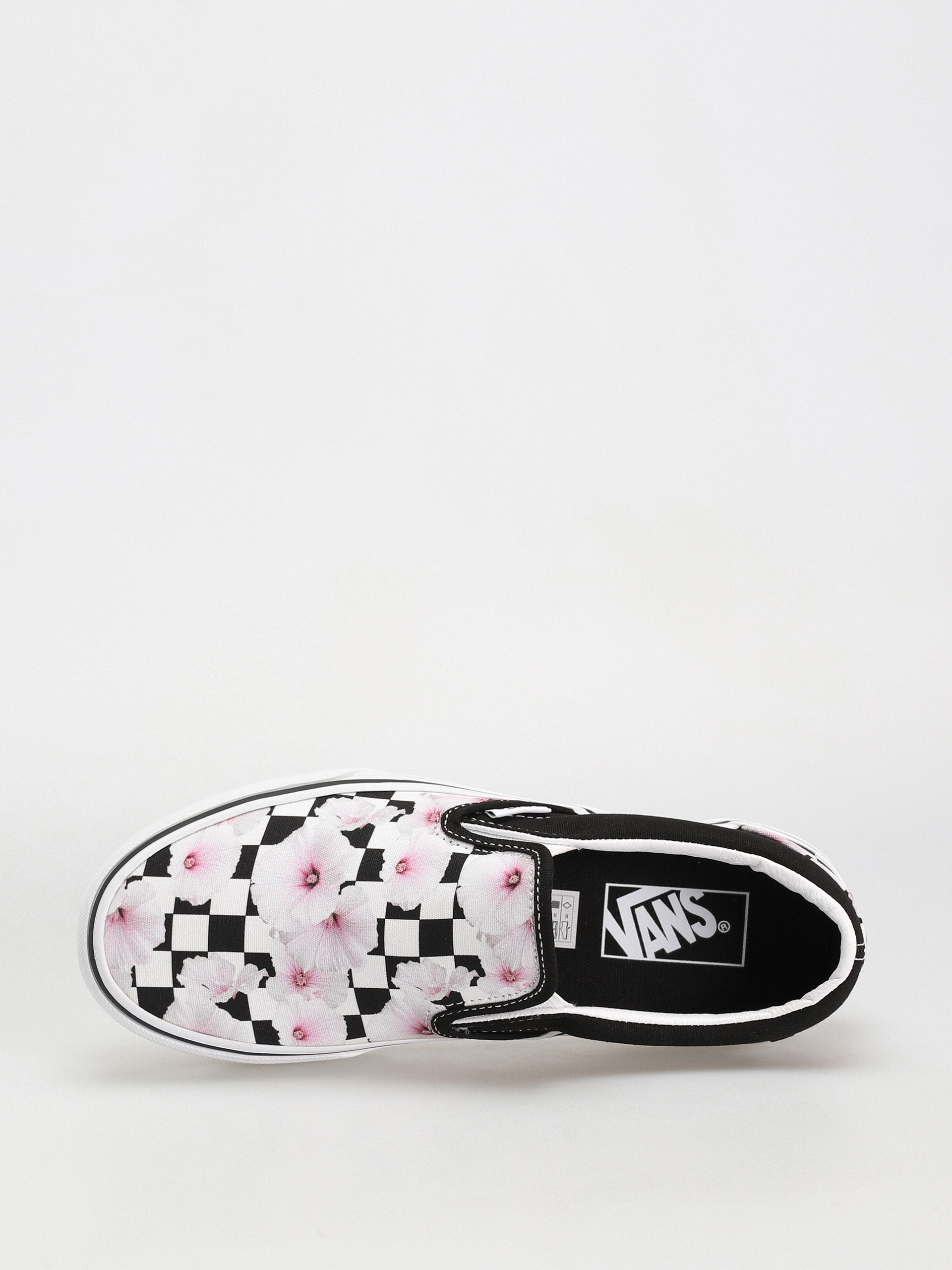 Vans Classic Slip On Cipők Wmn (hibiscus checkerboard black)
