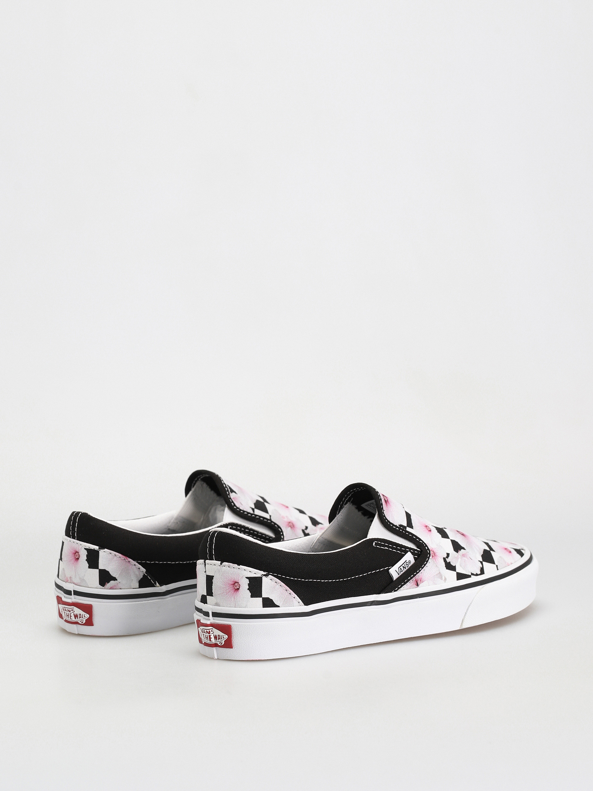Vans Classic Slip On Cipők Wmn (hibiscus checkerboard black)