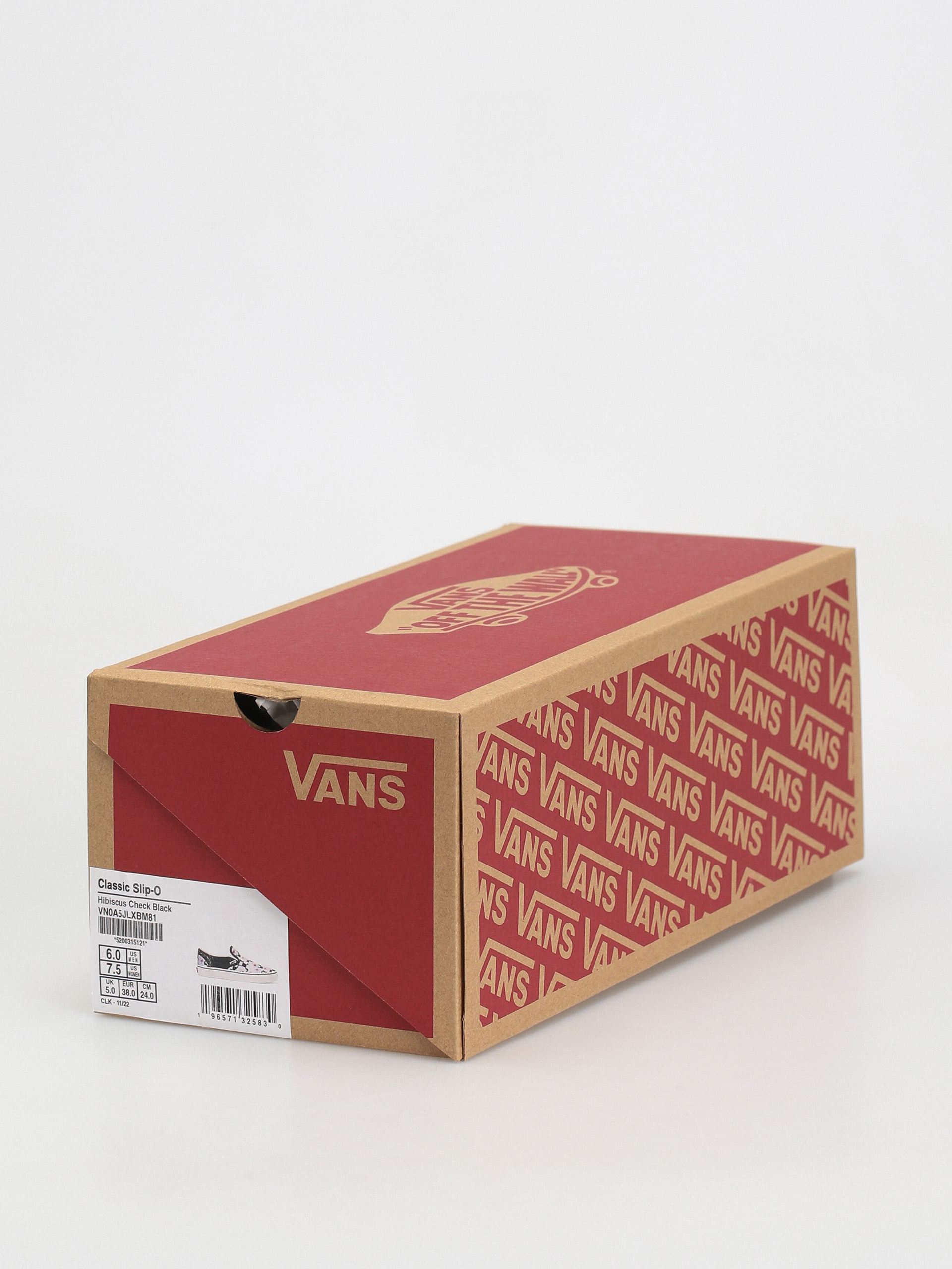 Vans Classic Slip On Cipők Wmn (hibiscus checkerboard black)