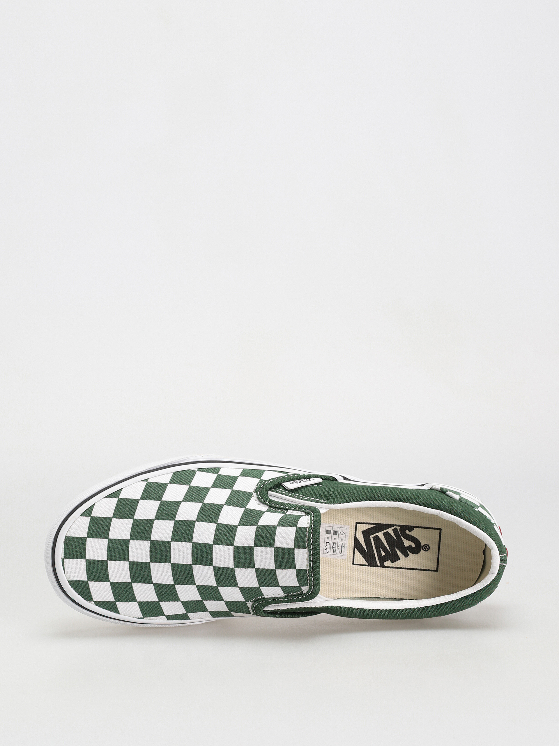 Vans Classic Slip On Cipők (color theory checkerboard greener pastur)