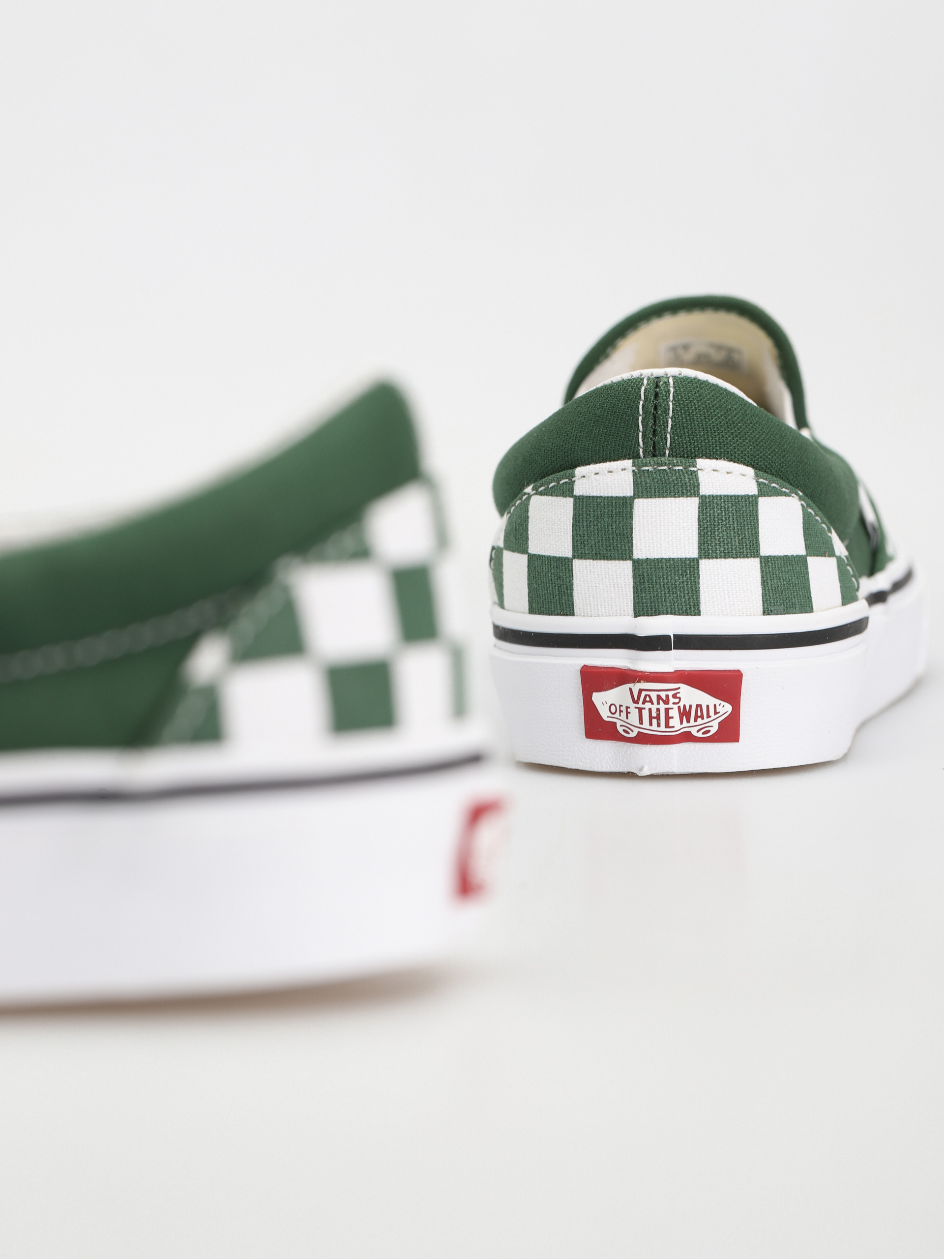 Vans Classic Slip On Cipők (color theory checkerboard greener pastur)