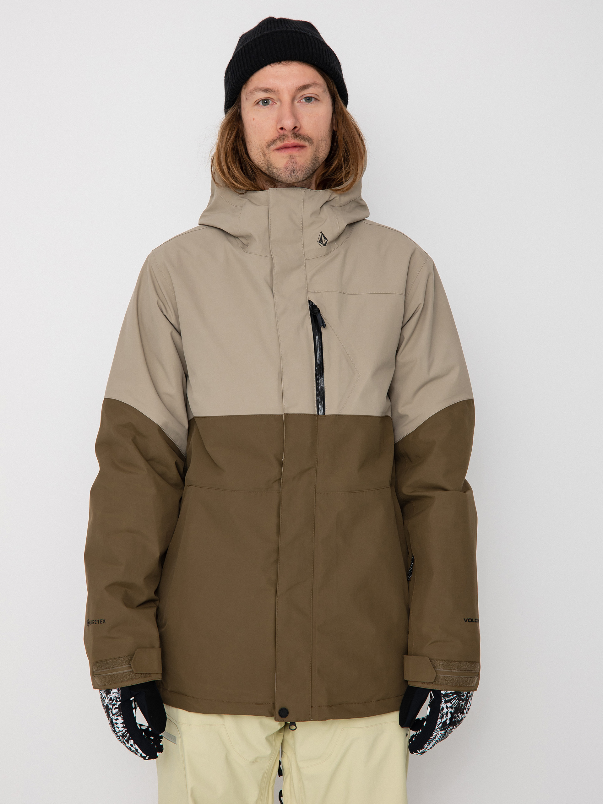 Férfi Volcom L Gore Tex Snowboard dzseki (dark khaki)