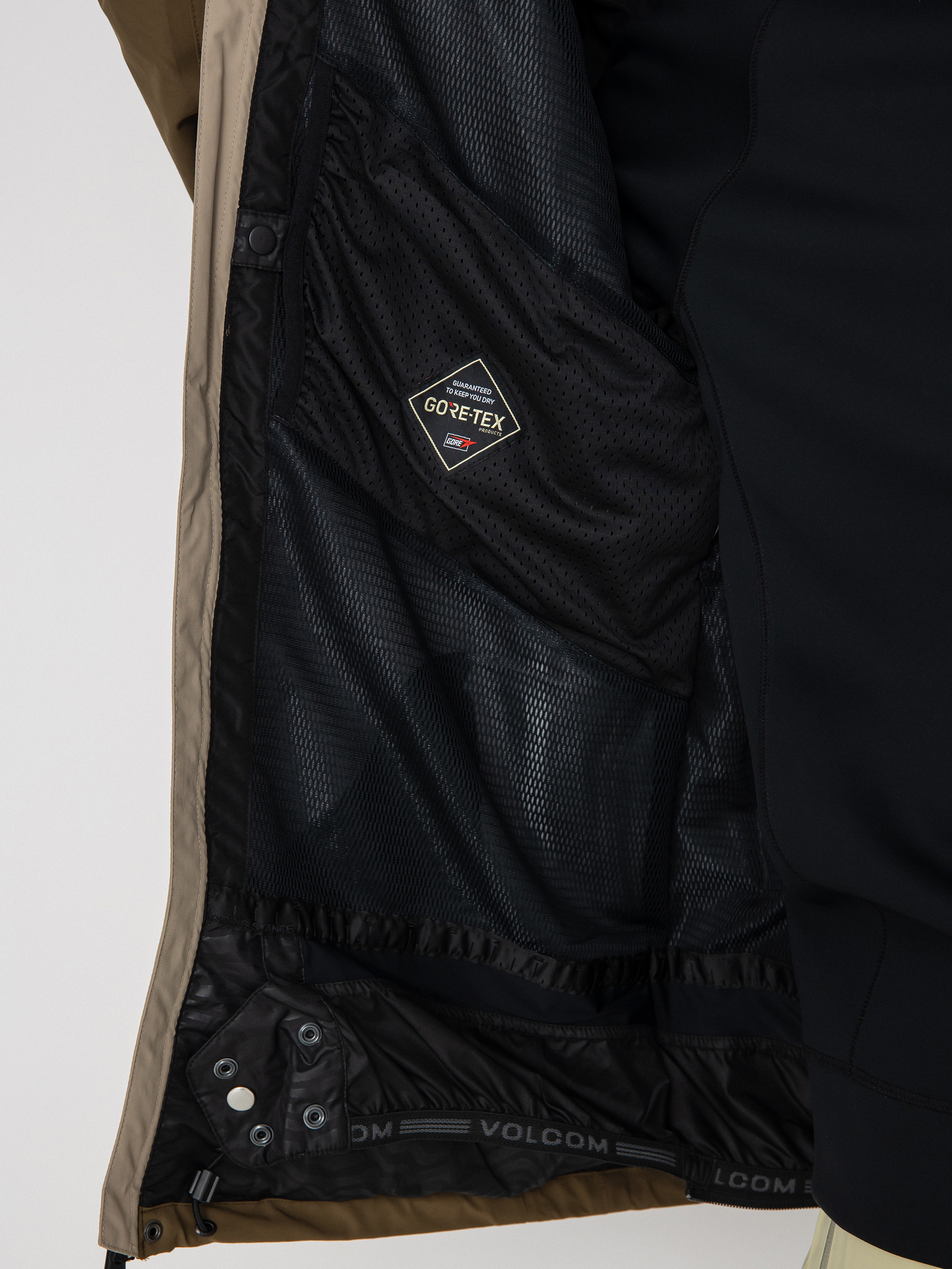Férfi Volcom L Gore Tex Snowboard dzseki (dark khaki)