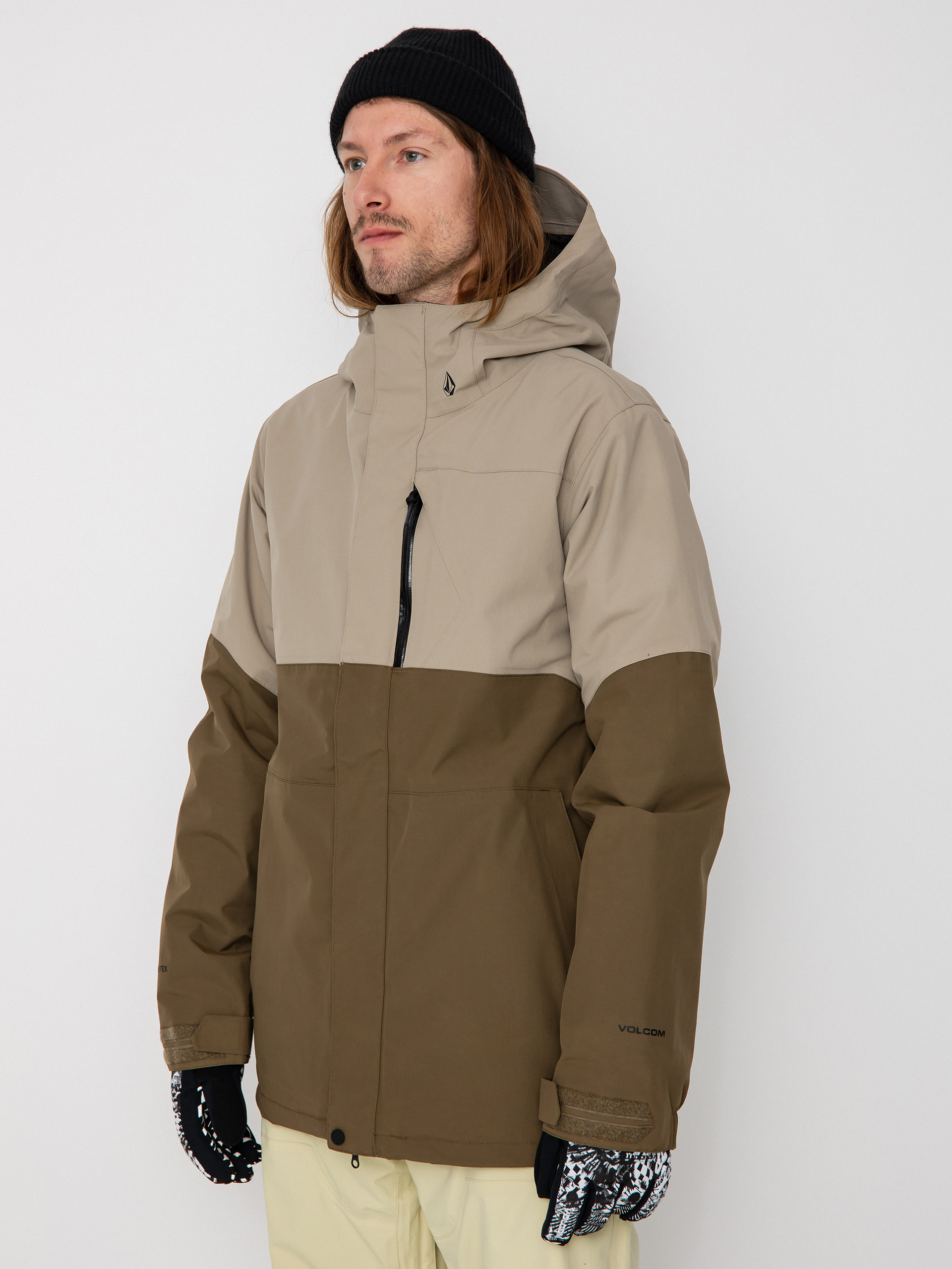 Férfi Volcom L Gore Tex Snowboard dzseki (dark khaki)
