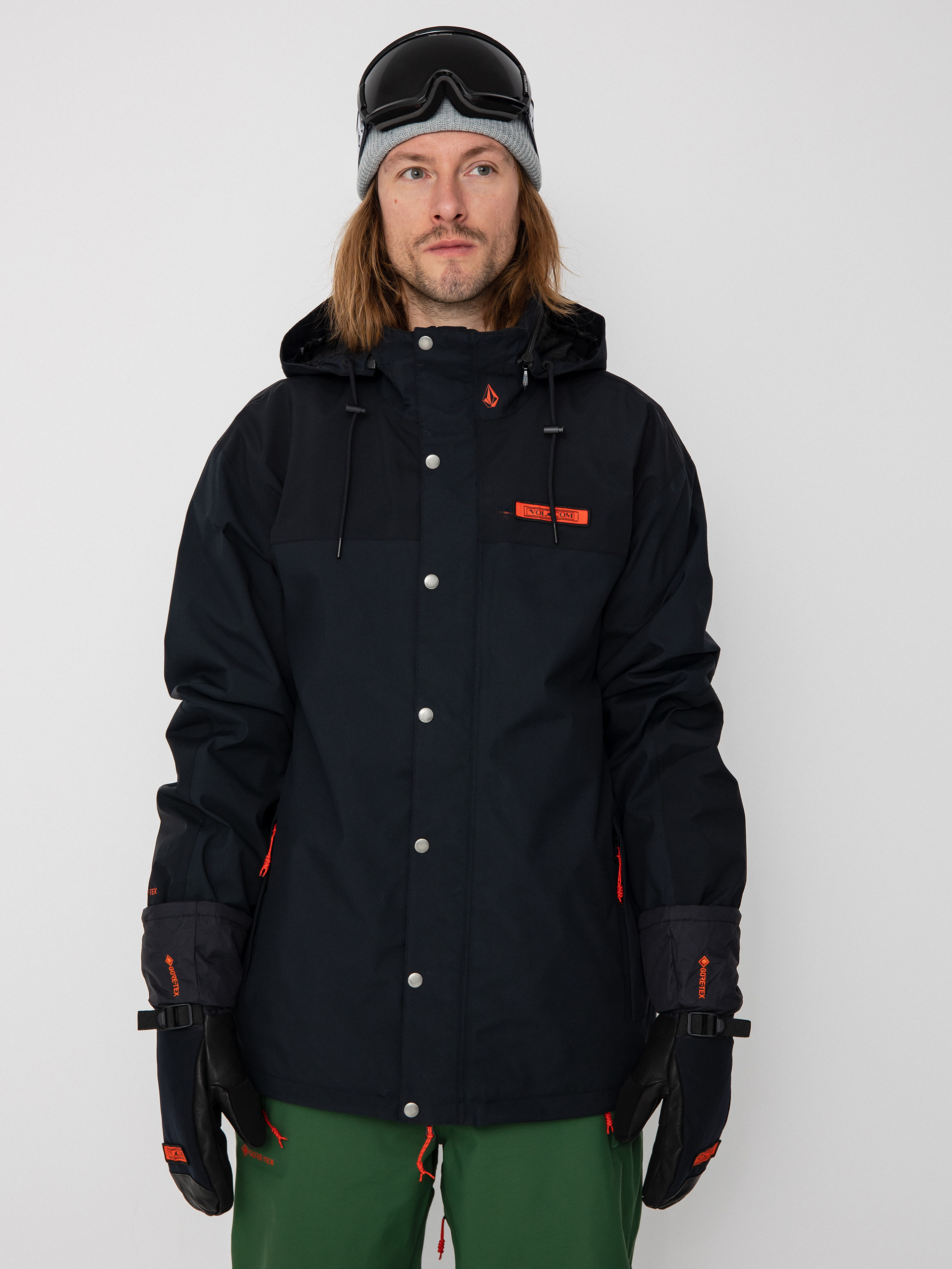 Férfi Volcom Longo Gore Tex Snowboard dzseki (black)