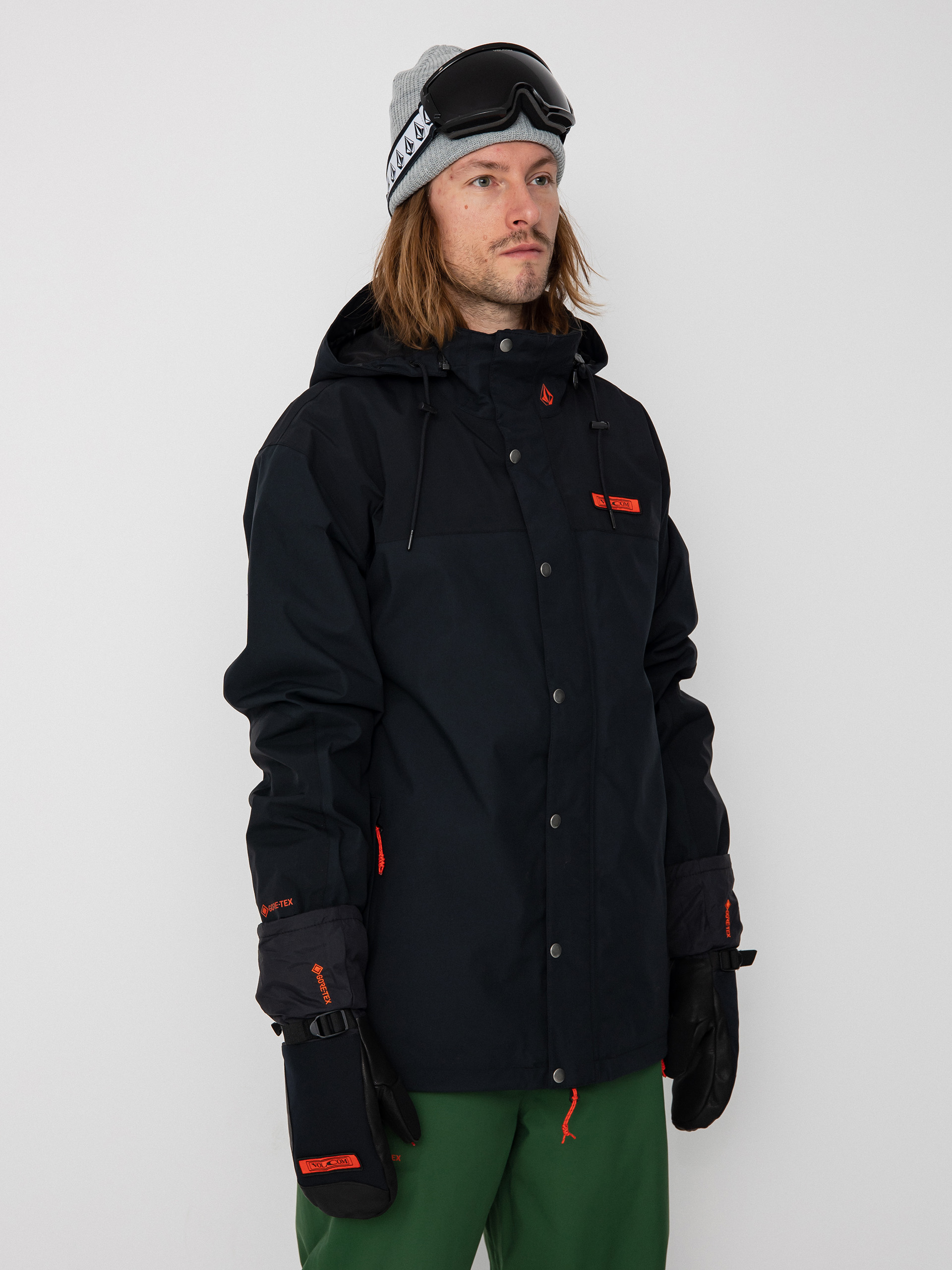 Férfi Volcom Longo Gore Tex Snowboard dzseki (black)