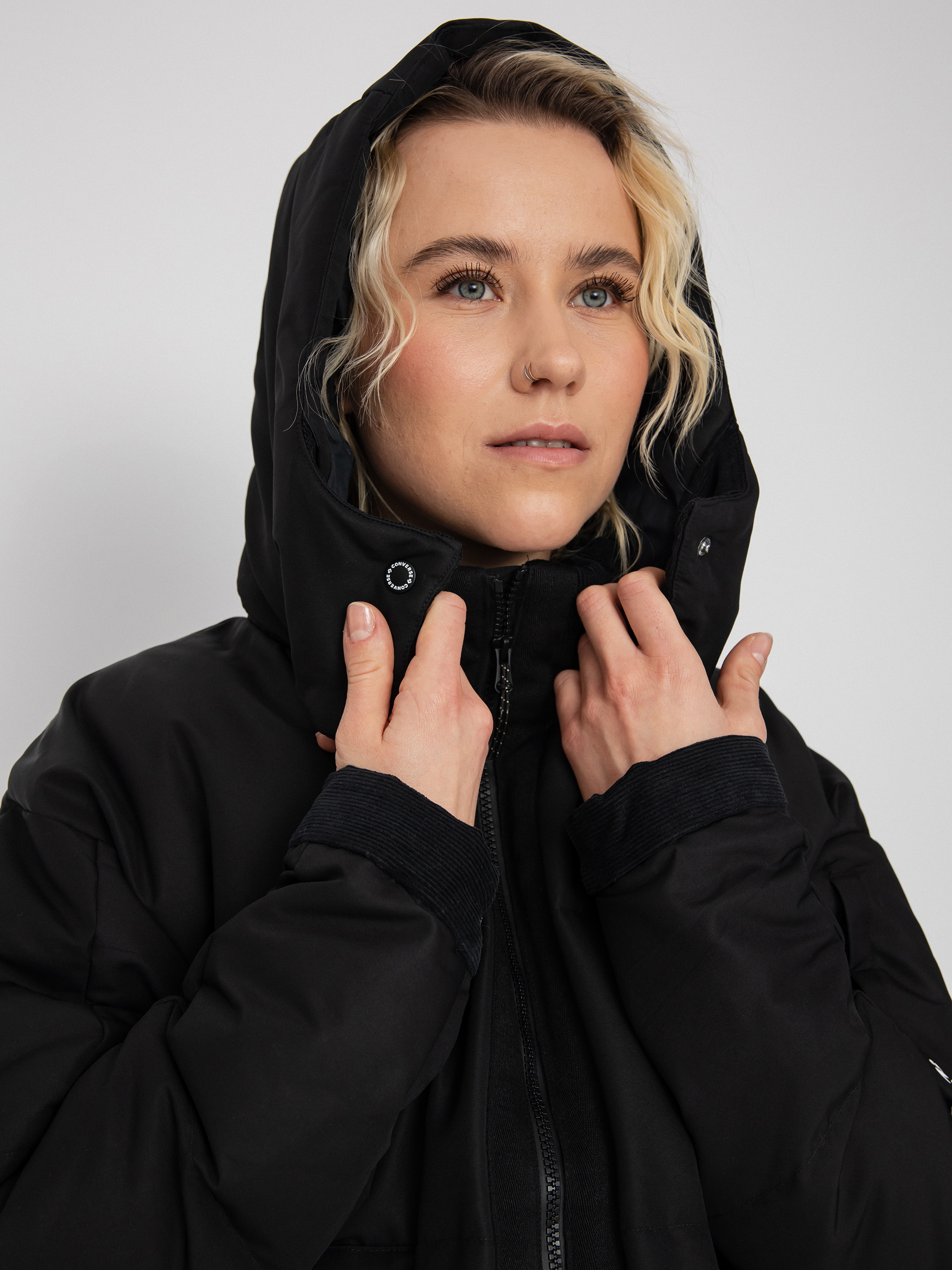 Converse Premium Fashion Long Down Dzseki Wmn (black)