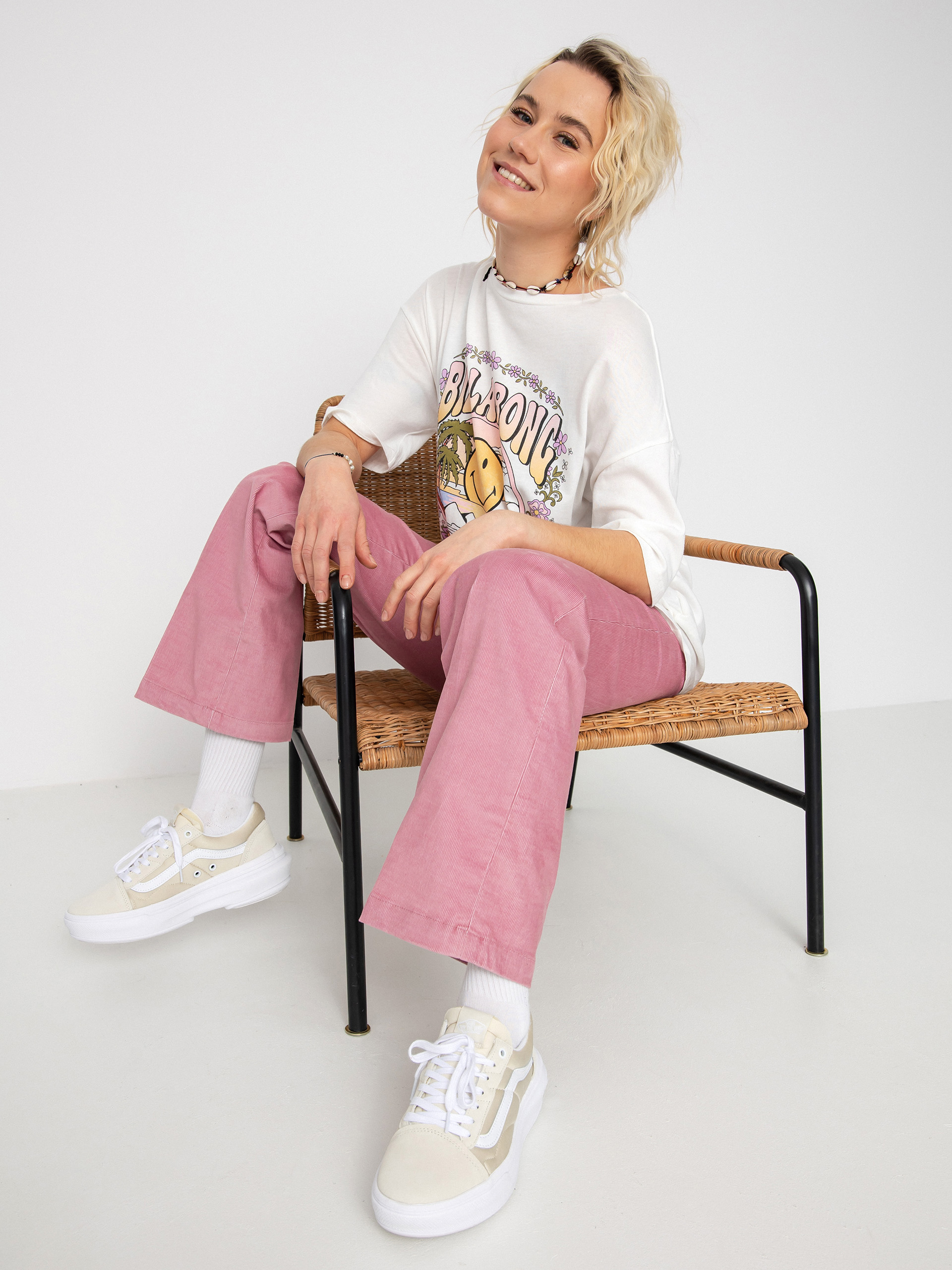 Billabong X Smiley True Boy Póló Wmn (salt crystal)