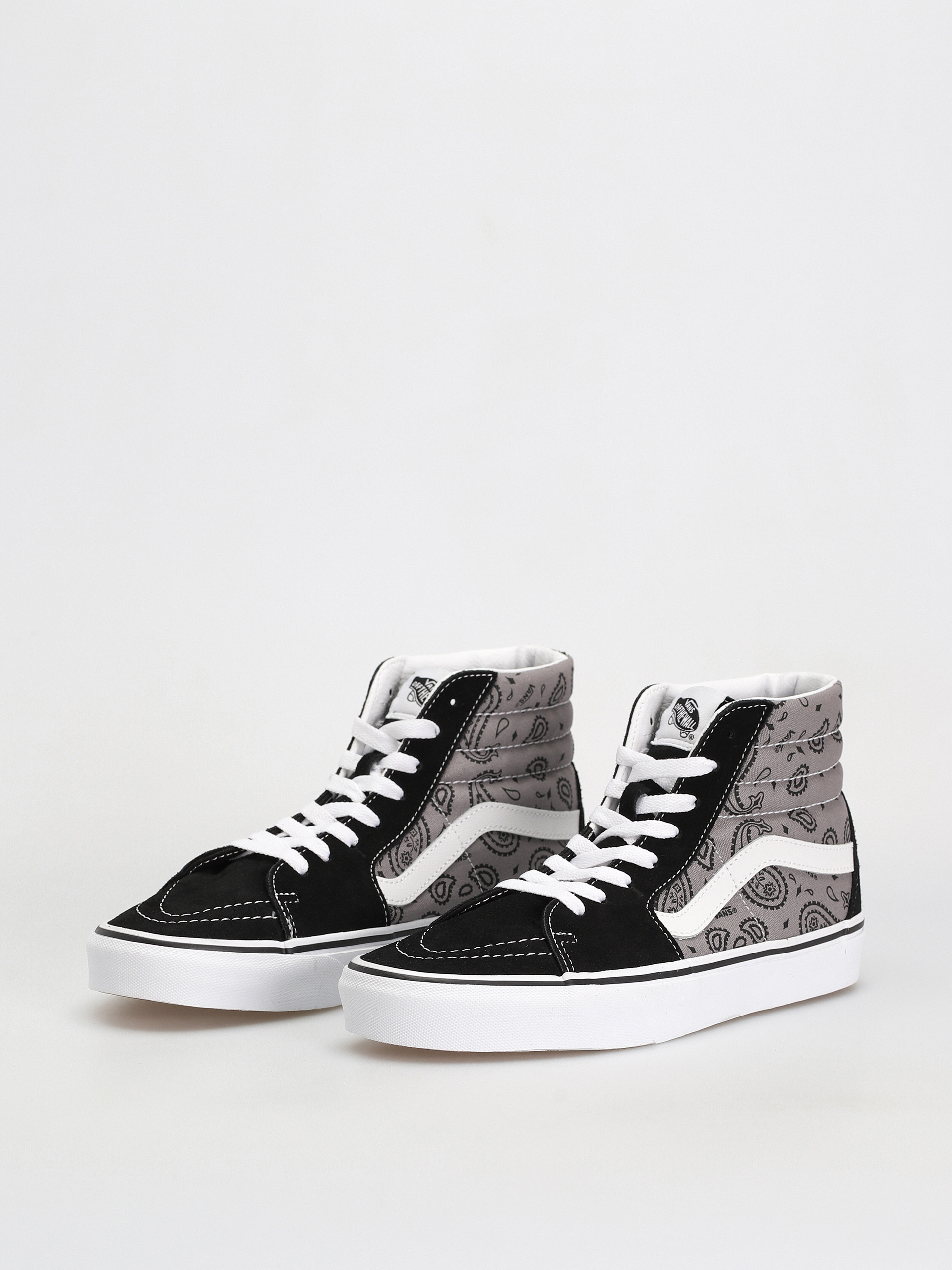 Vans Sk8 Hi Cipők (paisley gray/true white)