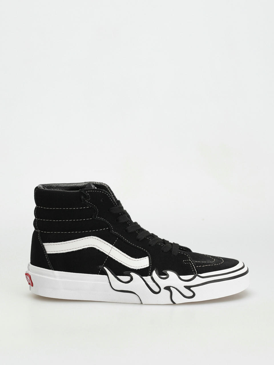 Vans Sk8 Hi Flame Cipők (suede black/white)