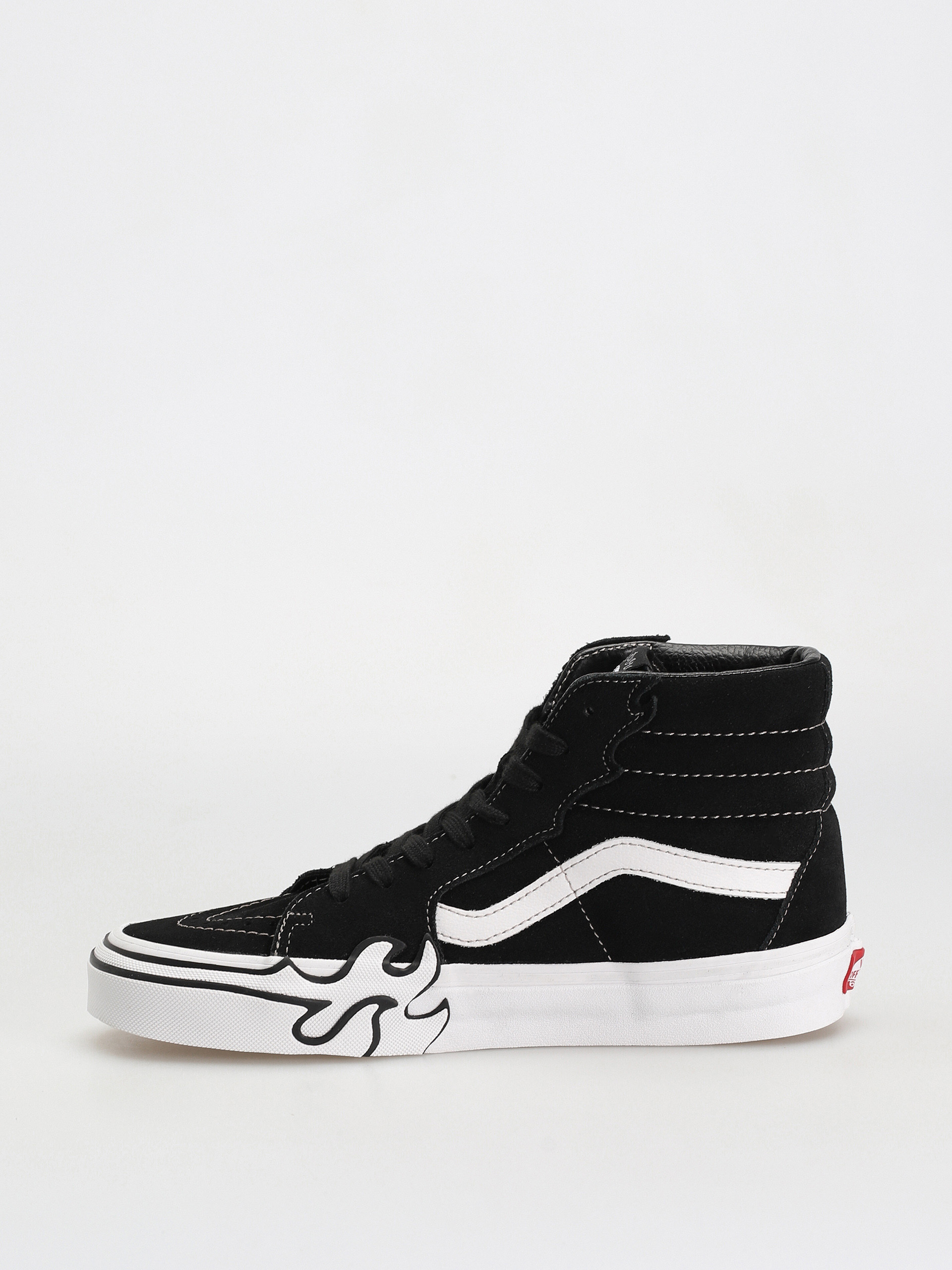 Vans Sk8 Hi Flame Cipők (suede black/white)