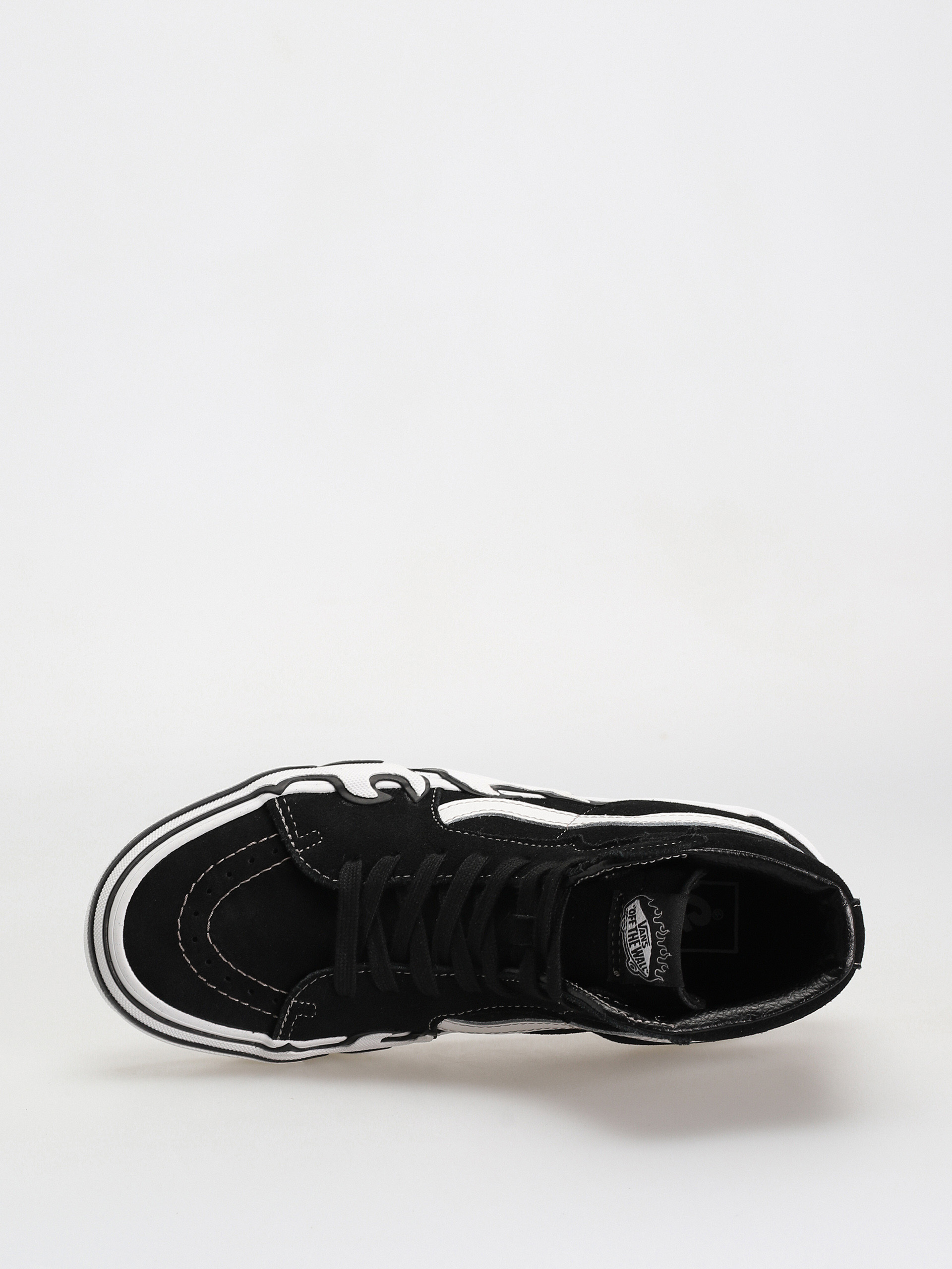 Vans Sk8 Hi Flame Cipők (suede black/white)