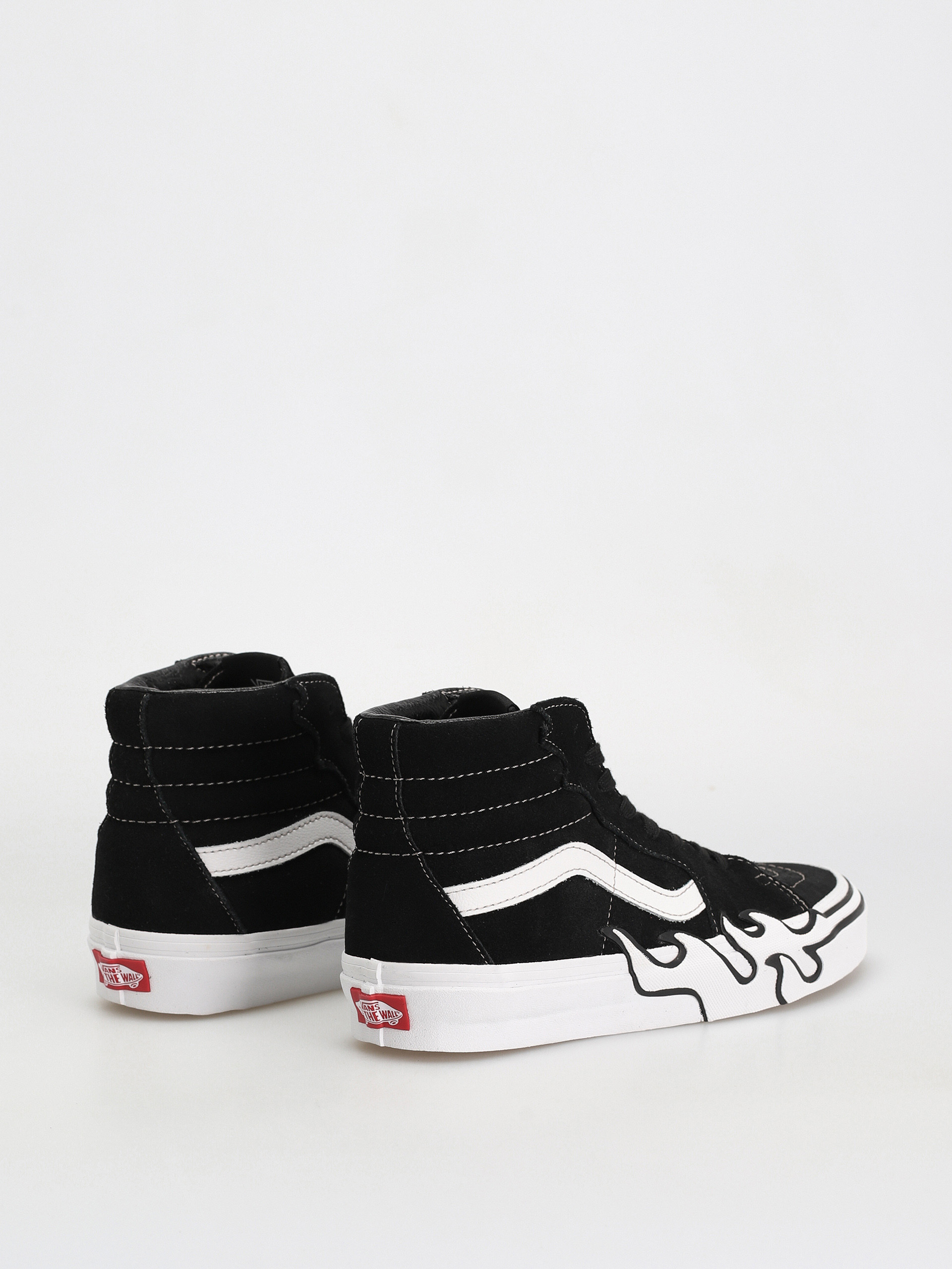 Vans Sk8 Hi Flame Cipők (suede black/white)