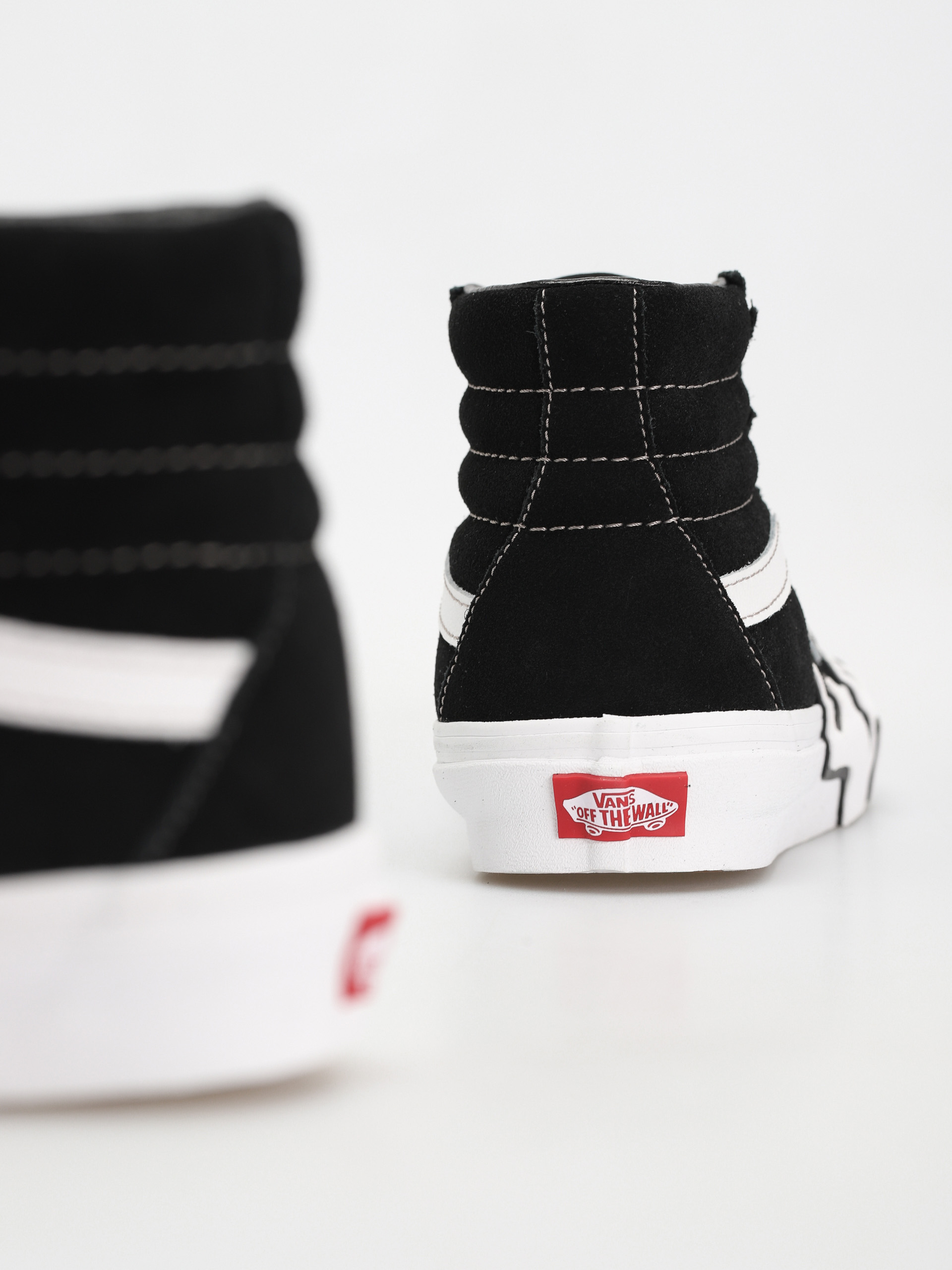 Vans Sk8 Hi Flame Cipők (suede black/white)