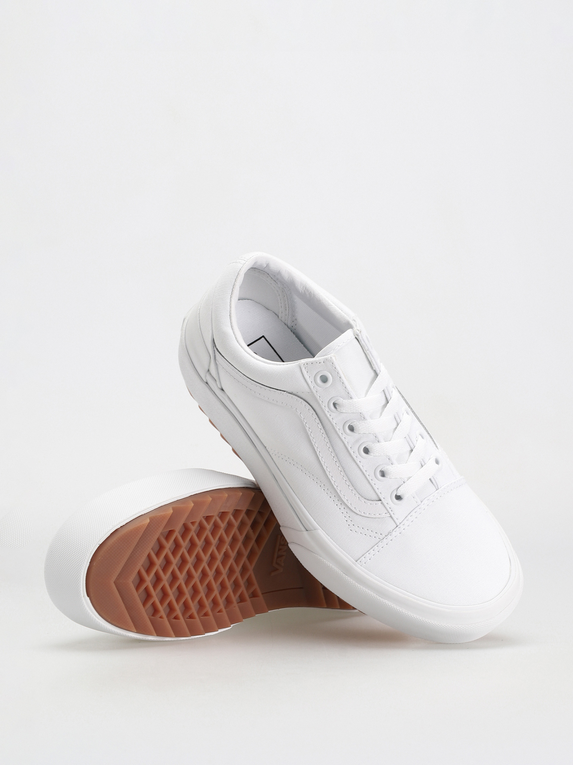 Vans Old Skool Stacked Cipők Wmn (canvas/true white)