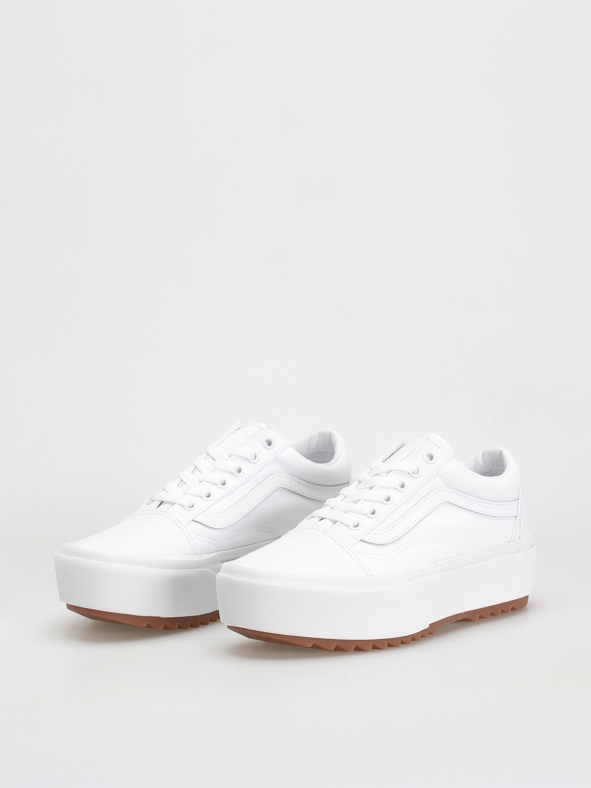 Vans Old Skool Stacked Cipők Wmn (canvas/true white)