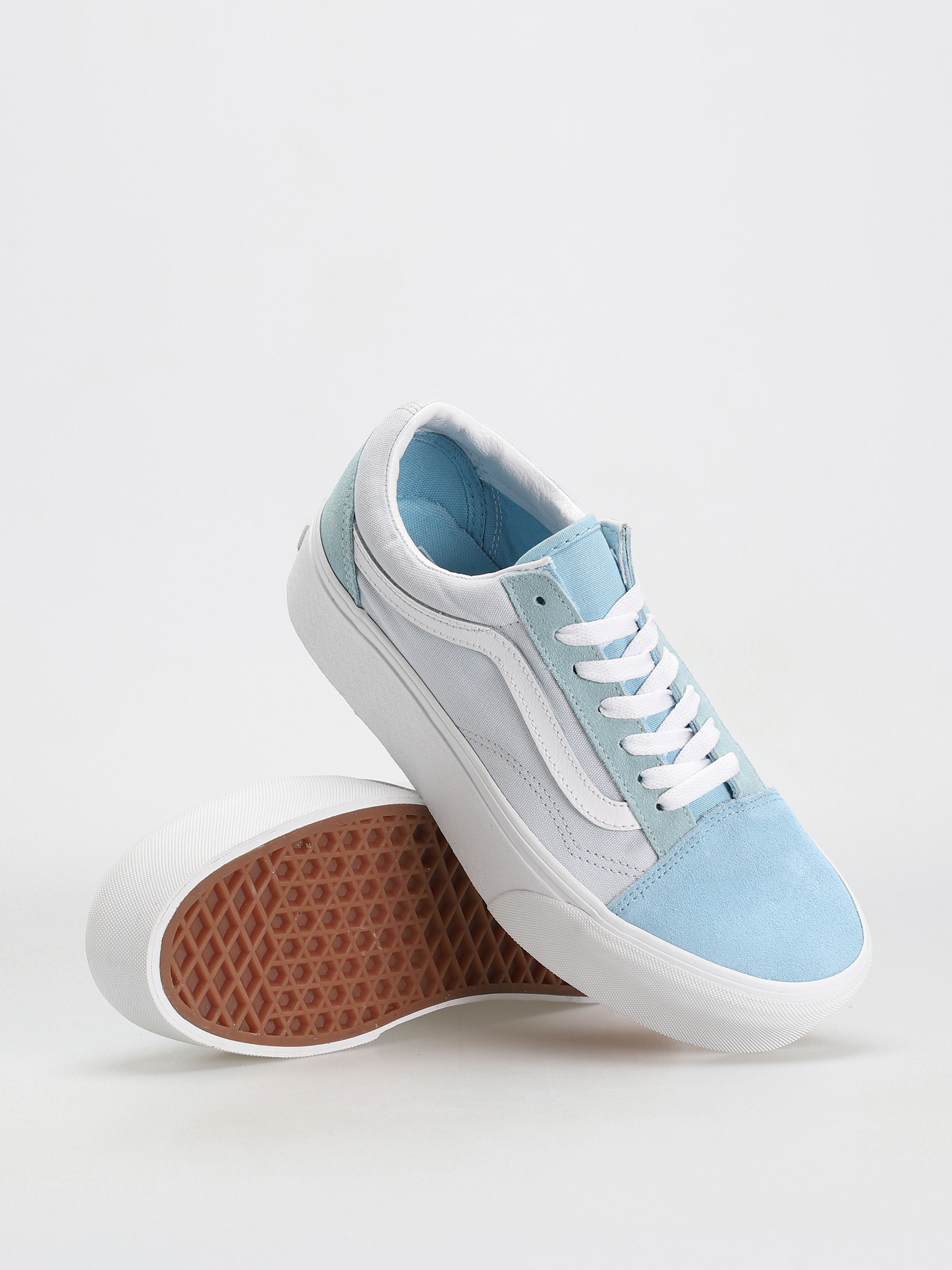 Vans Old Skool Stackform Cipők Wmn (color block blue)